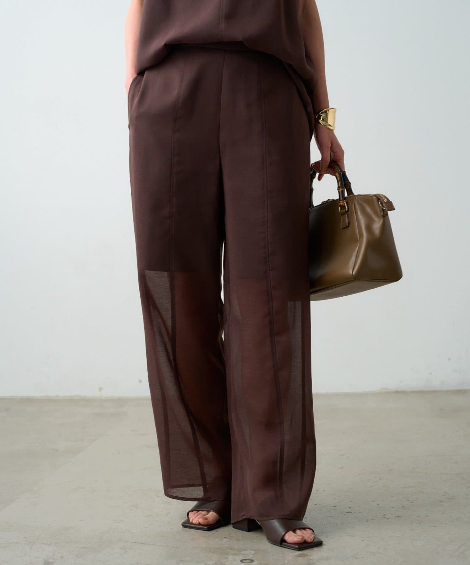 LOUNGEDRESS(ラウンジドレス) 【JAPAN MADE】シアーパンツ