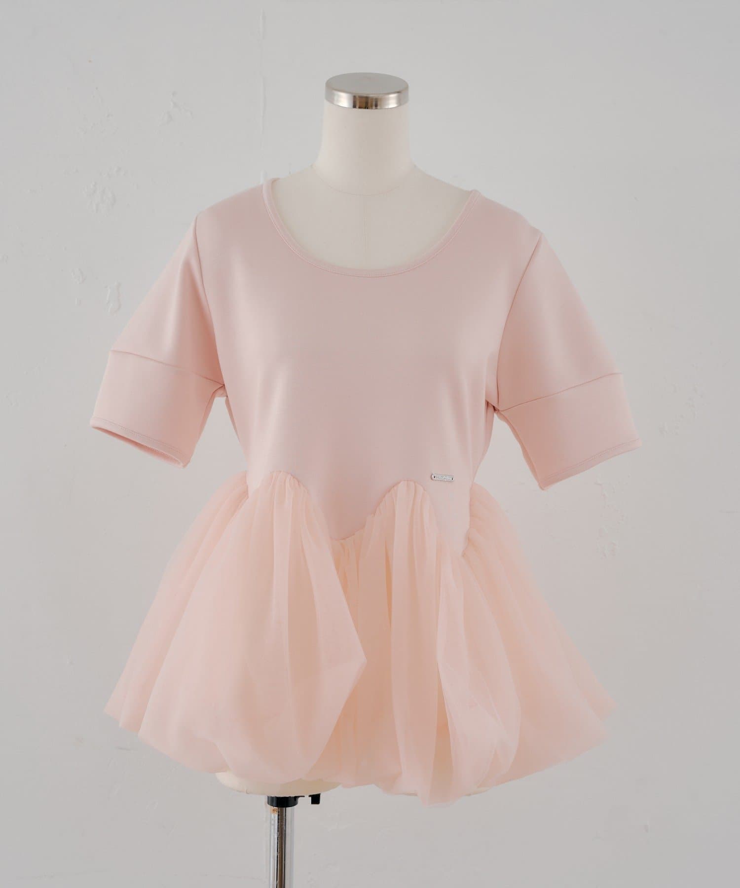 Chico(チコ) 4/9(木)0:00販売【SALON by Chico】デザインスリーブチューリップバルーントップス