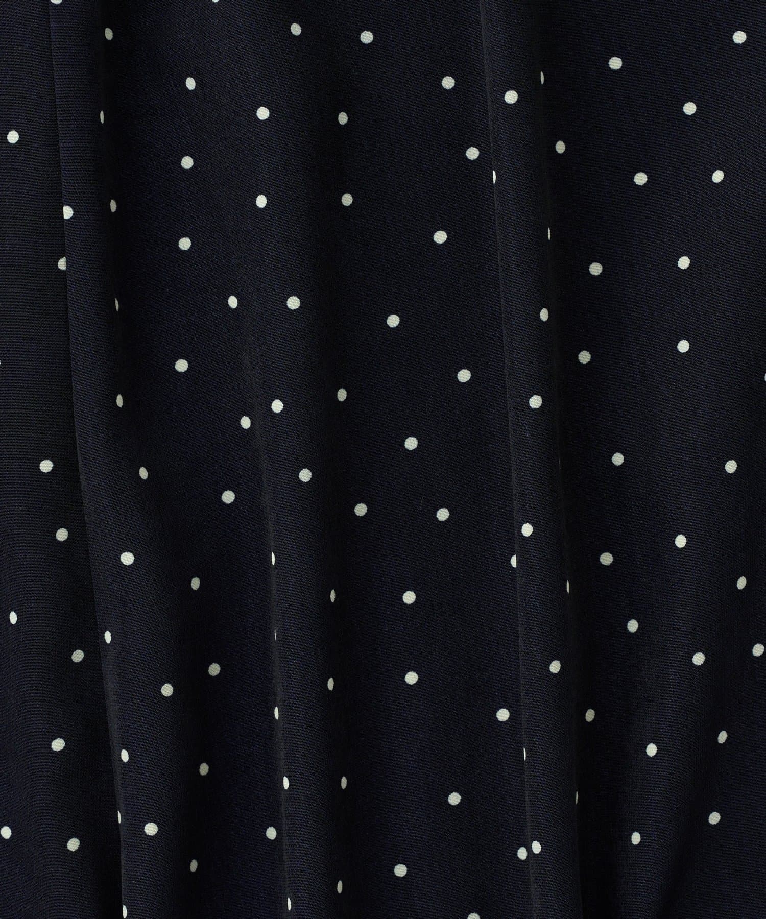 La boutique BonBon(ラブティックボンボン) 【3サイズ展開あり】ドットプリントラッフルマーメイドキャミワンピース