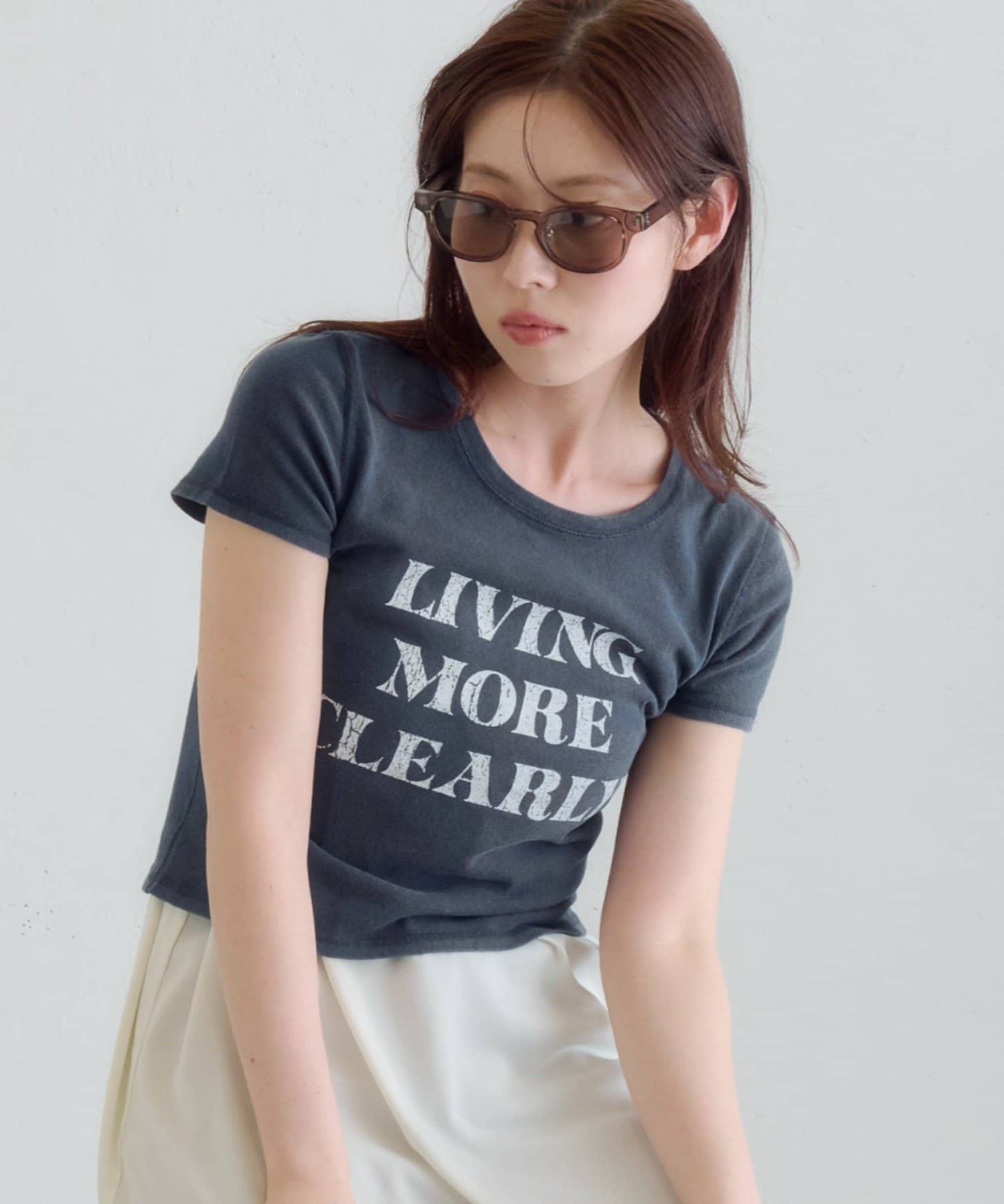 Kastane(カスタネ) 【S.Mサイズ展開】ヴィンテージ加工ロゴTEE