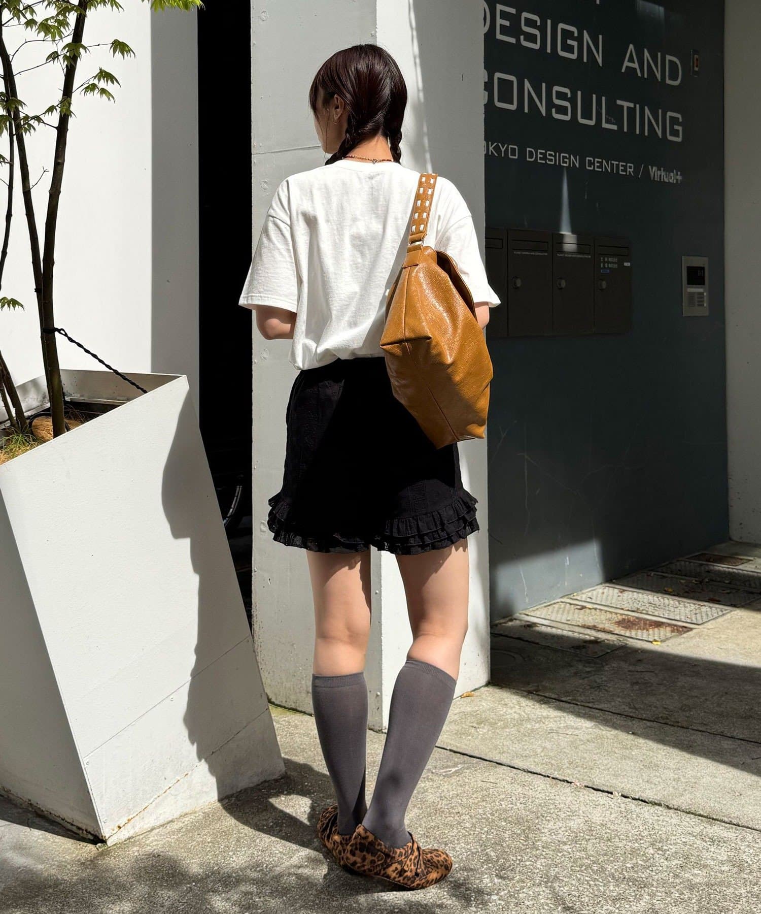 CIAOPANIC(チャオパニック) コットンレース裾ティアードショートパンツ