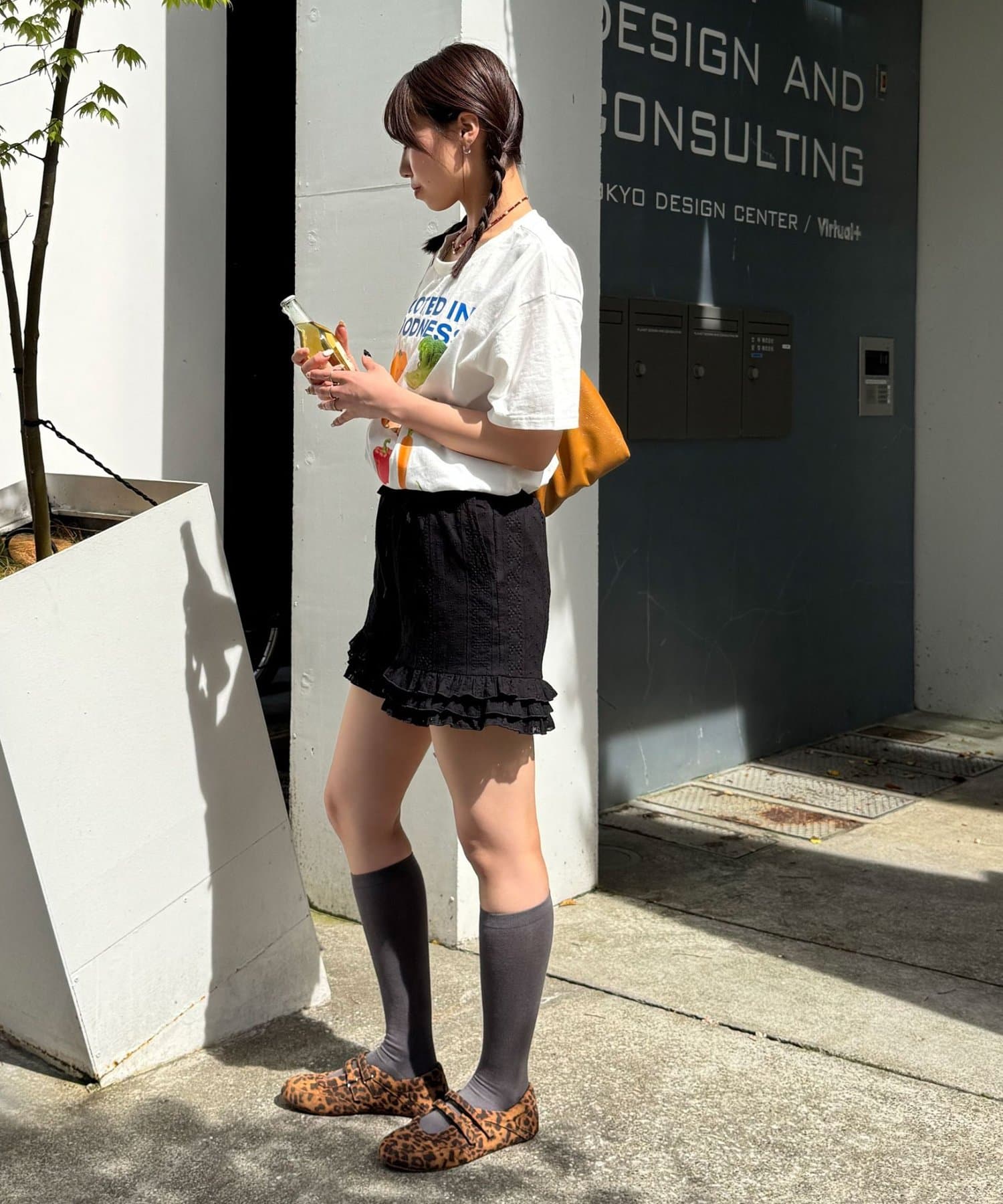 CIAOPANIC(チャオパニック) コットンレース裾ティアードショートパンツ