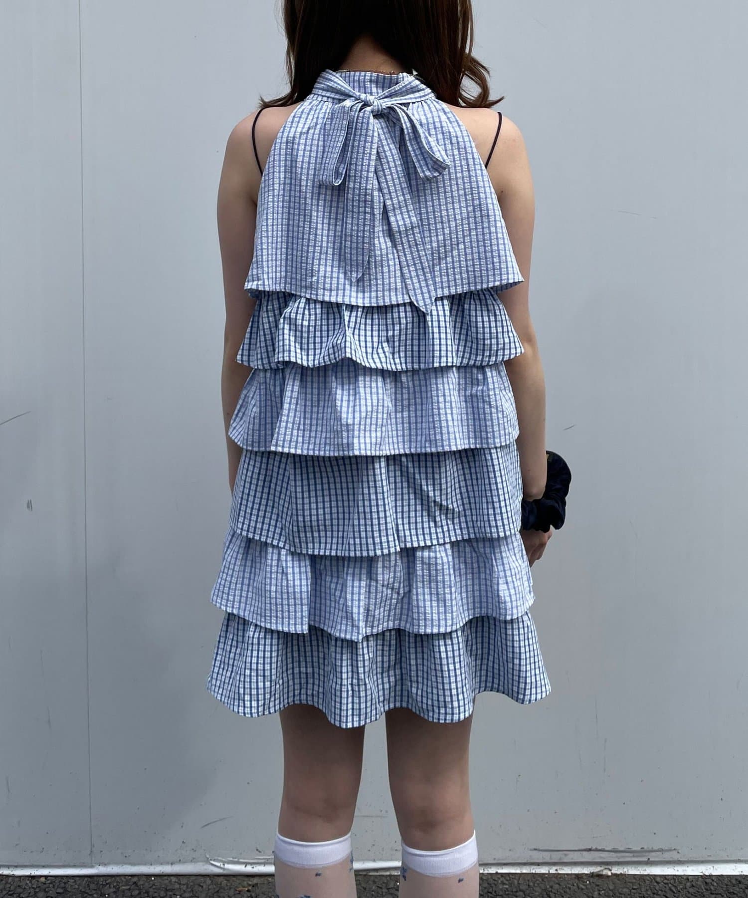 CIAOPANIC(チャオパニック) 4/29（水）0:00～販売開始【あやっち(@_acoba_)企画】2WAYアソート柄ティアードノースリーブブラウス