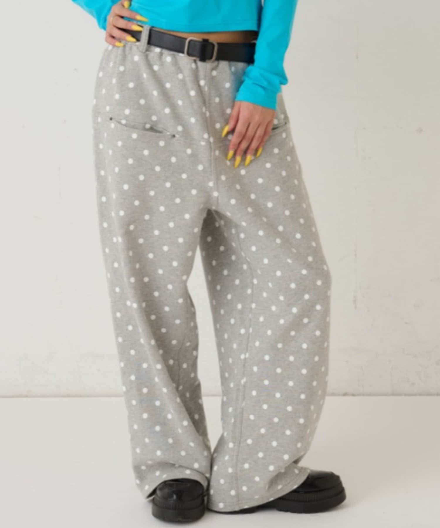 WHO’S WHO gallery(フーズフーギャラリー) ドットスラッシュポケットスウェットパンツ