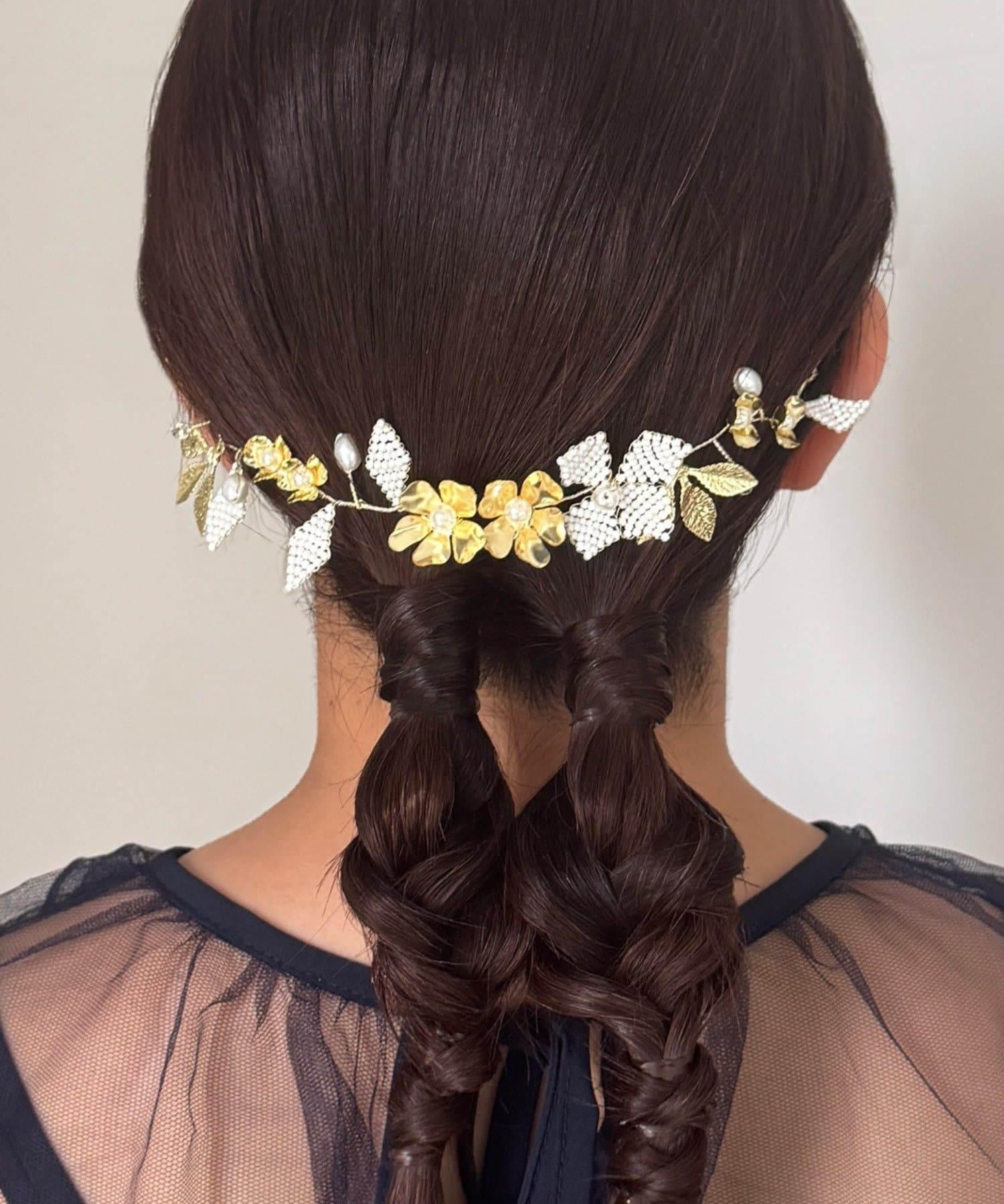 Lattice(ラティス) 【オケージョン】フラワービーズヘッドアクセ