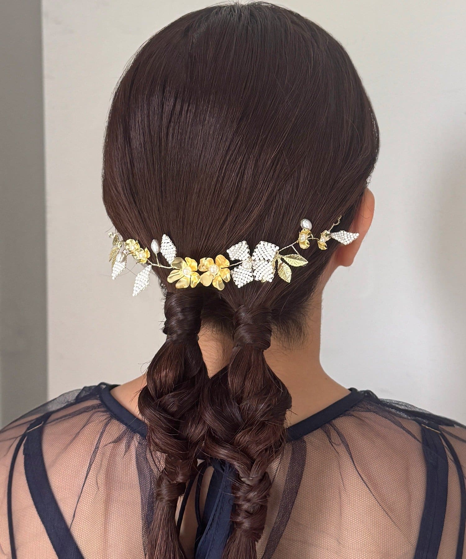 Lattice(ラティス) 【オケージョン】フラワービーズヘッドアクセ