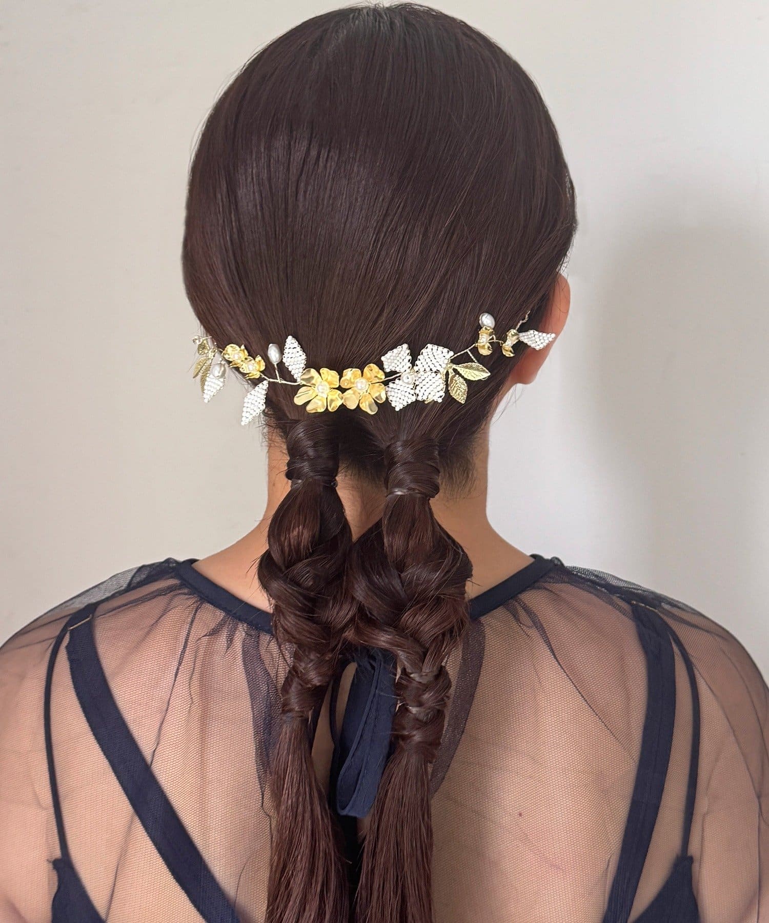 Lattice(ラティス) 【オケージョン】フラワービーズヘッドアクセ