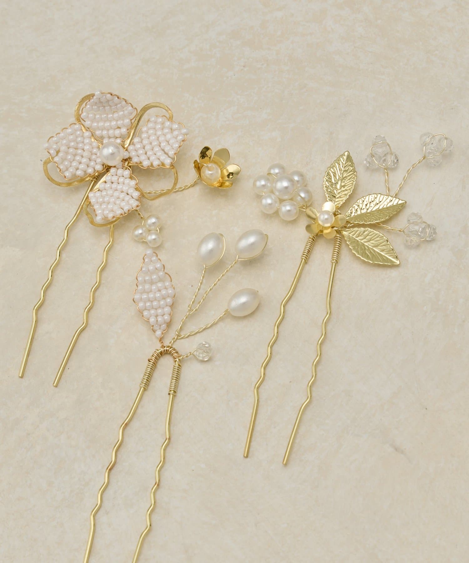 Lattice(ラティス) 【オケージョン】フラワービーズUピンセット(3P)