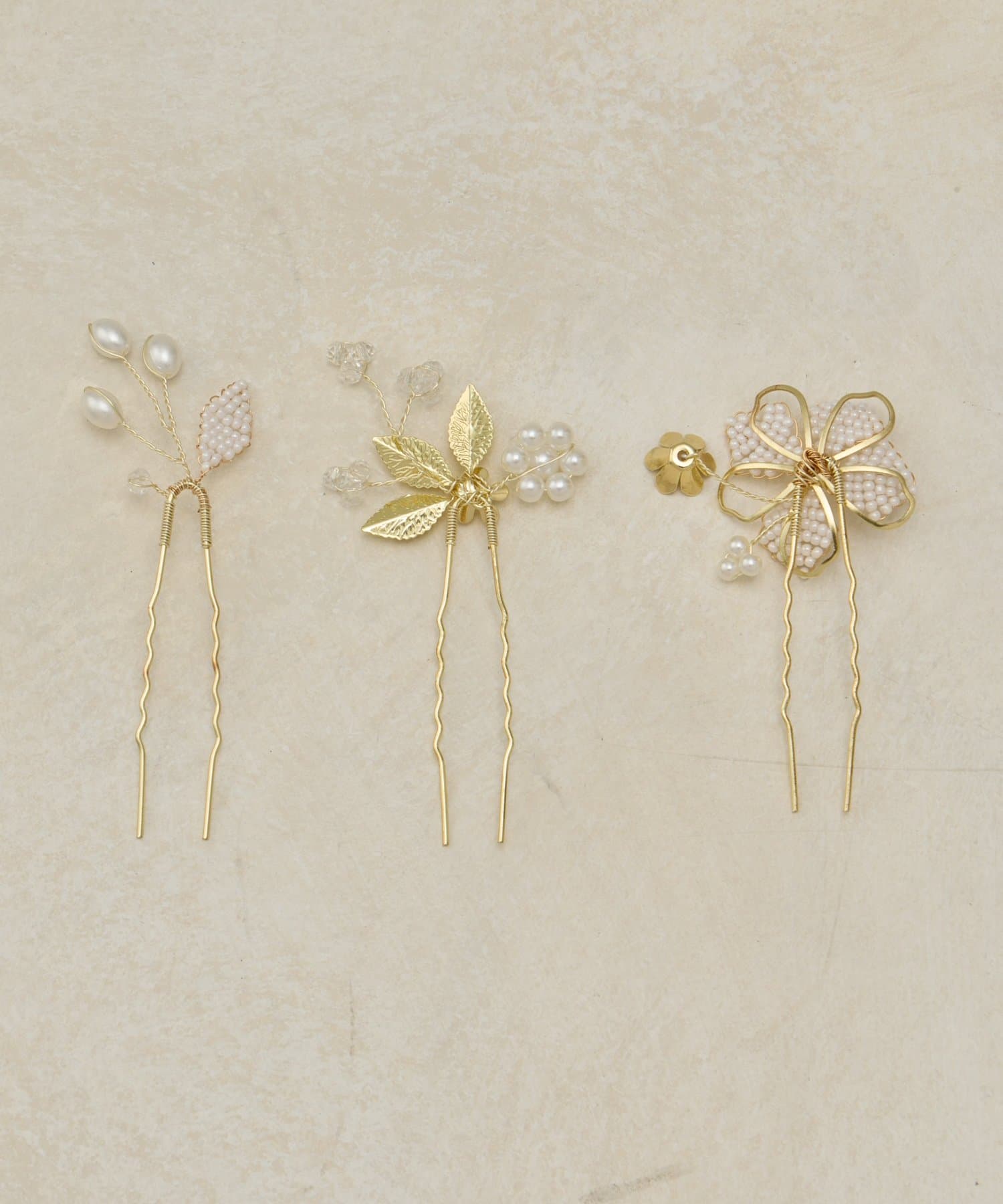 Lattice(ラティス) 【オケージョン】フラワービーズUピンセット(3P)