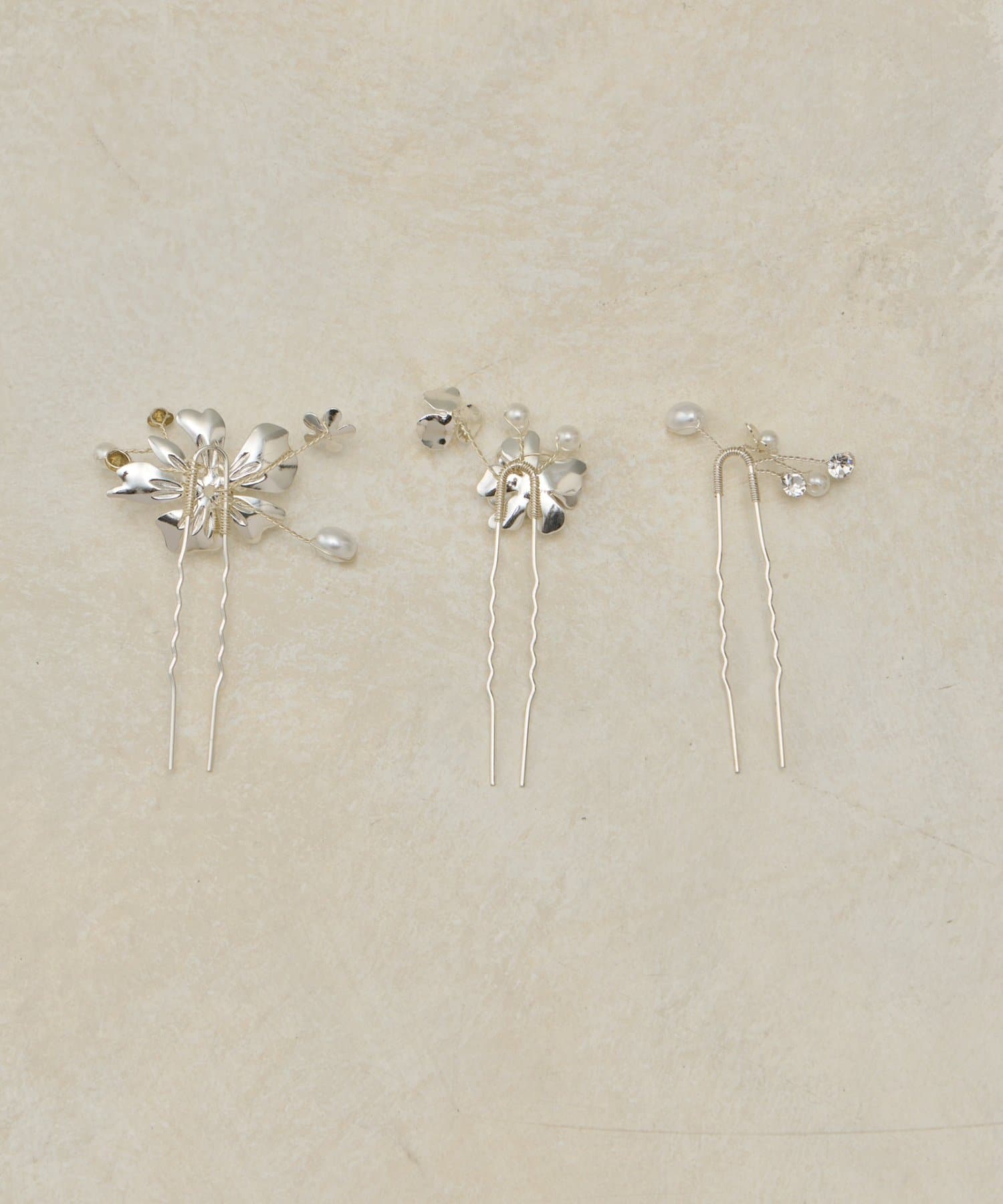 Lattice(ラティス) 【オケージョン】フラワーUピンセット(3P)