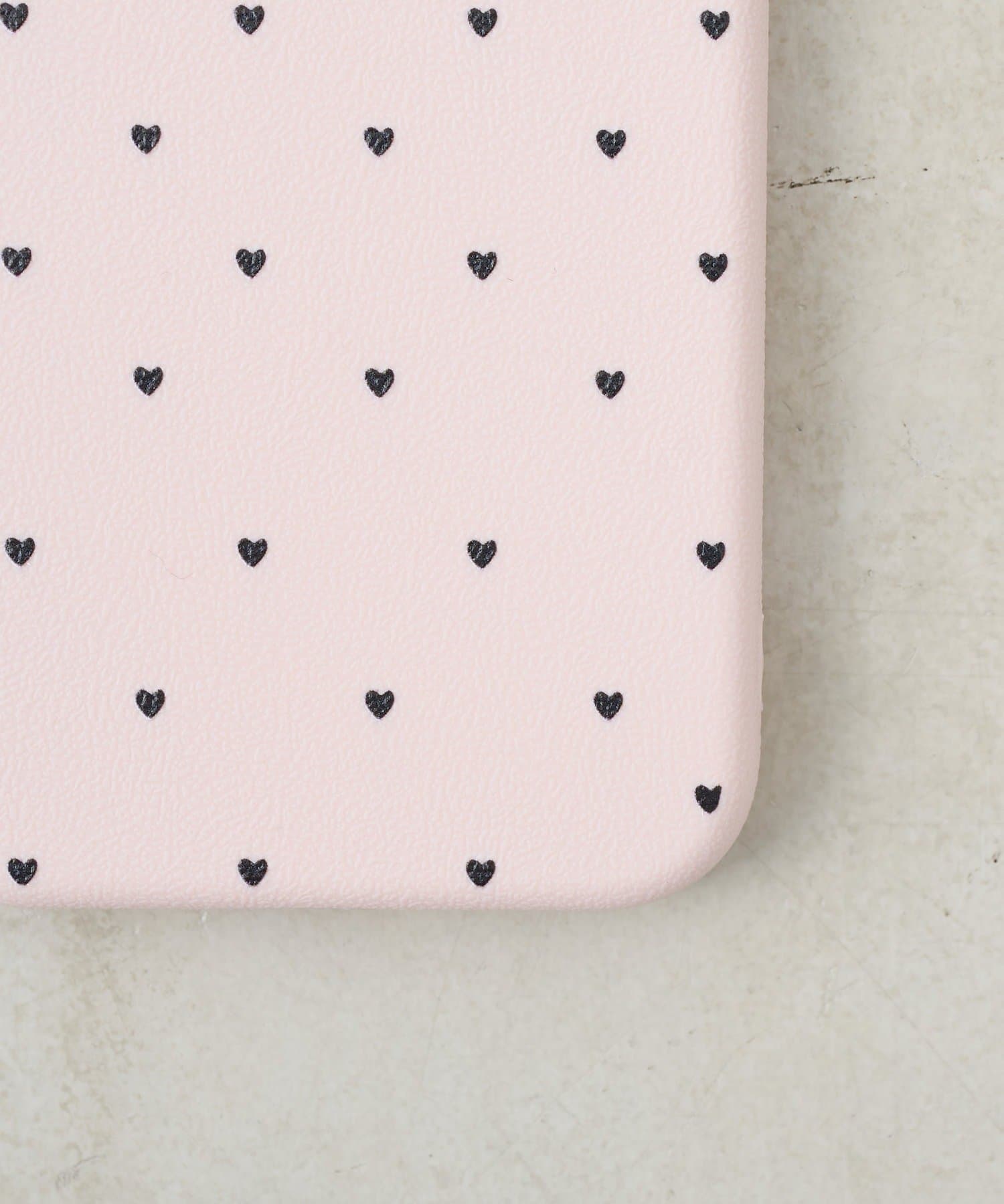 Lattice(ラティス) リボンハートドットスマホケース(iPhone13/14)