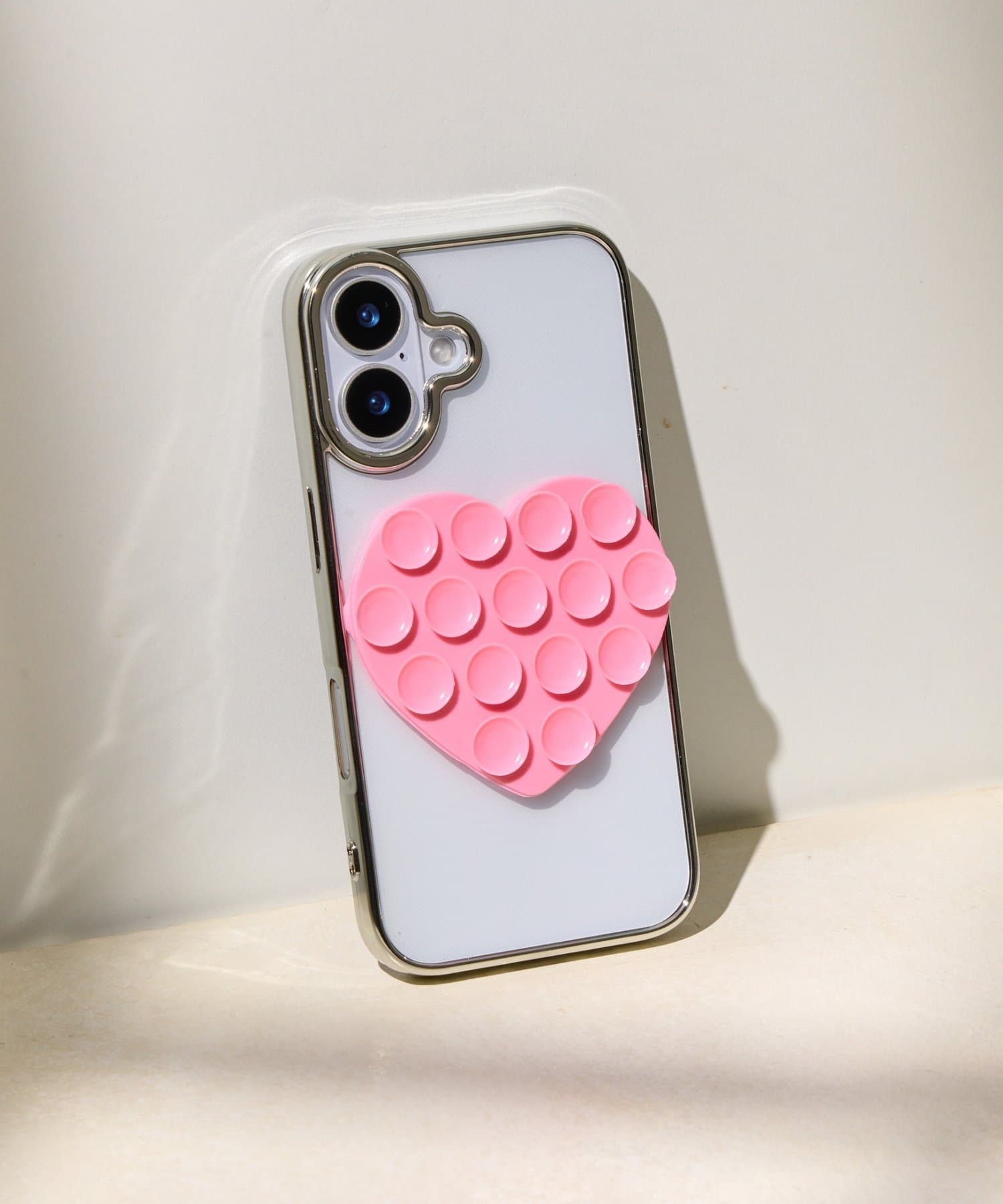 Lattice(ラティス) シリコンハートスマホホルダー