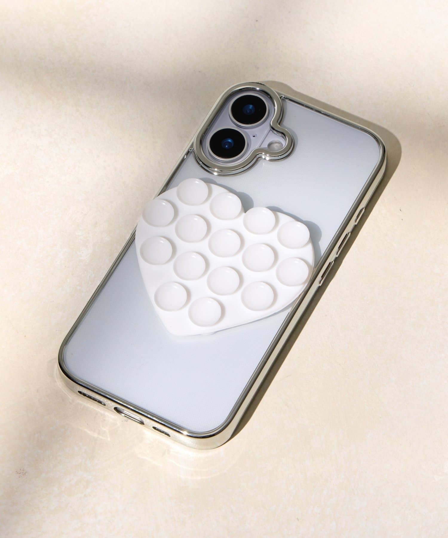 Lattice(ラティス) シリコンハートスマホホルダー