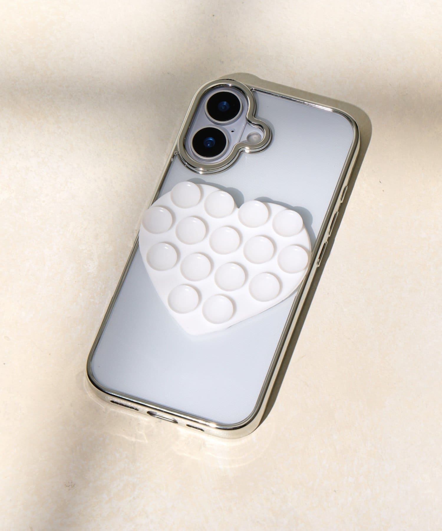 Lattice(ラティス) シリコンハートスマホホルダー