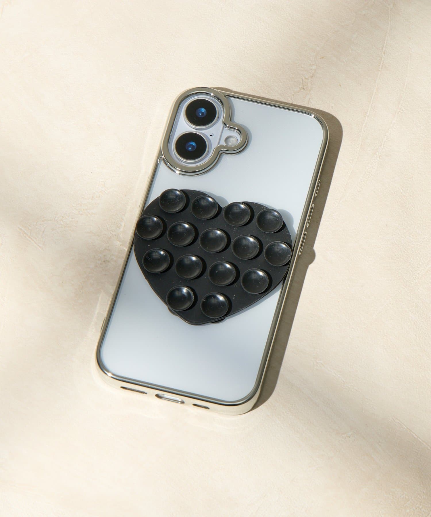 Lattice(ラティス) 【人気の為再入荷/新色追加】シリコンハートスマホホルダー