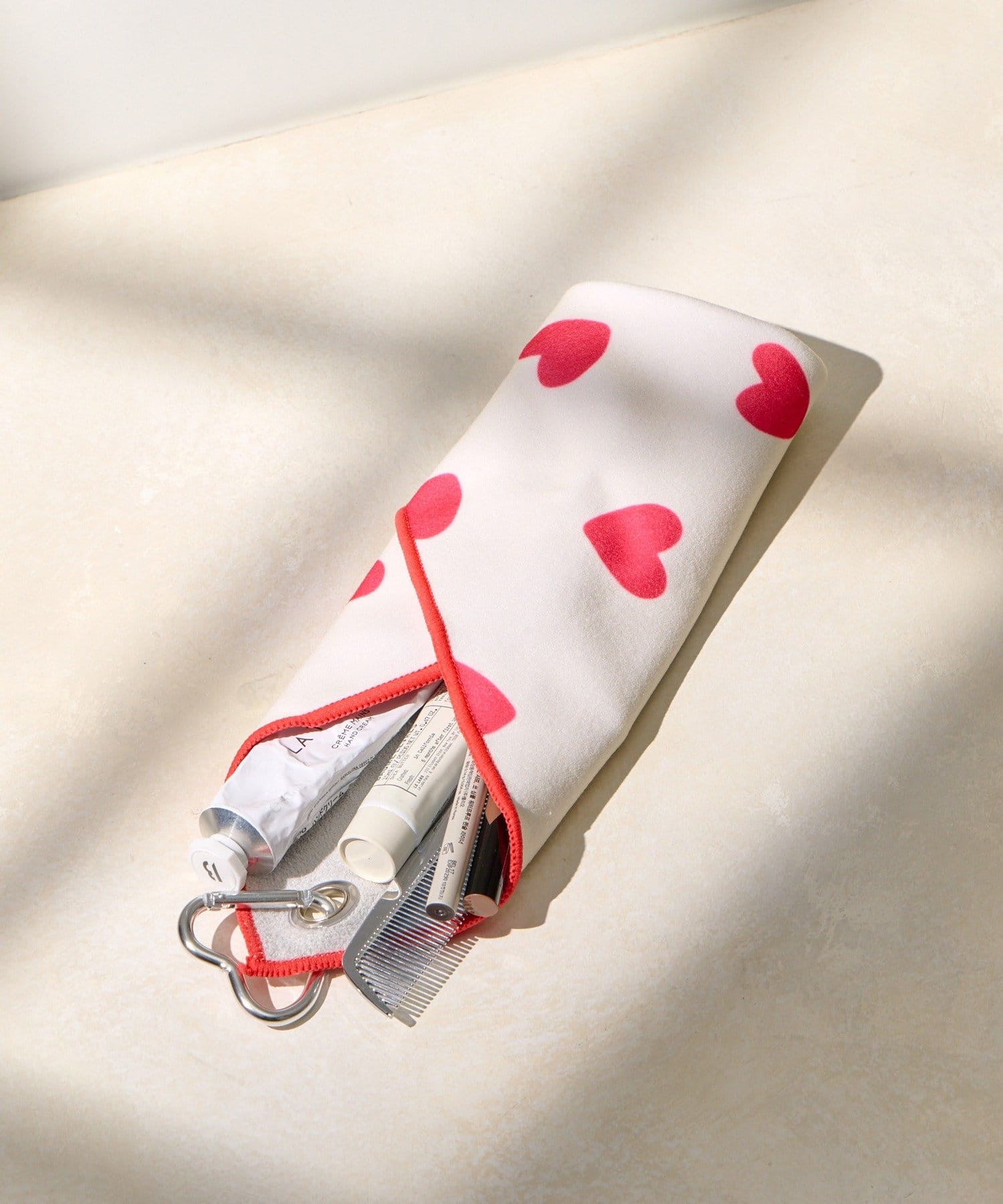 Lattice(ラティス) 【カラビナ付き】くっつくタオル