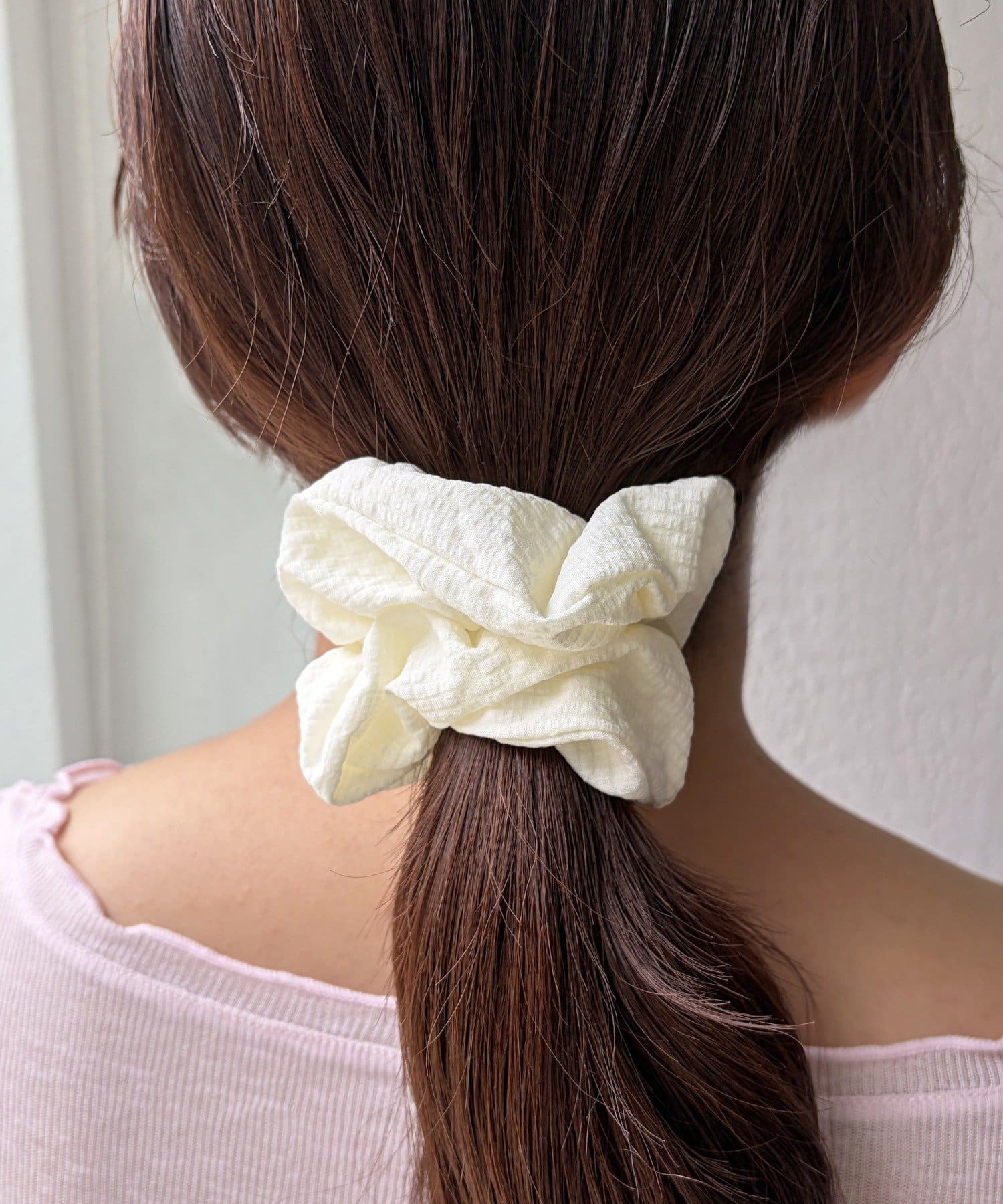 Lattice(ラティス) チェックカラーシュシュ