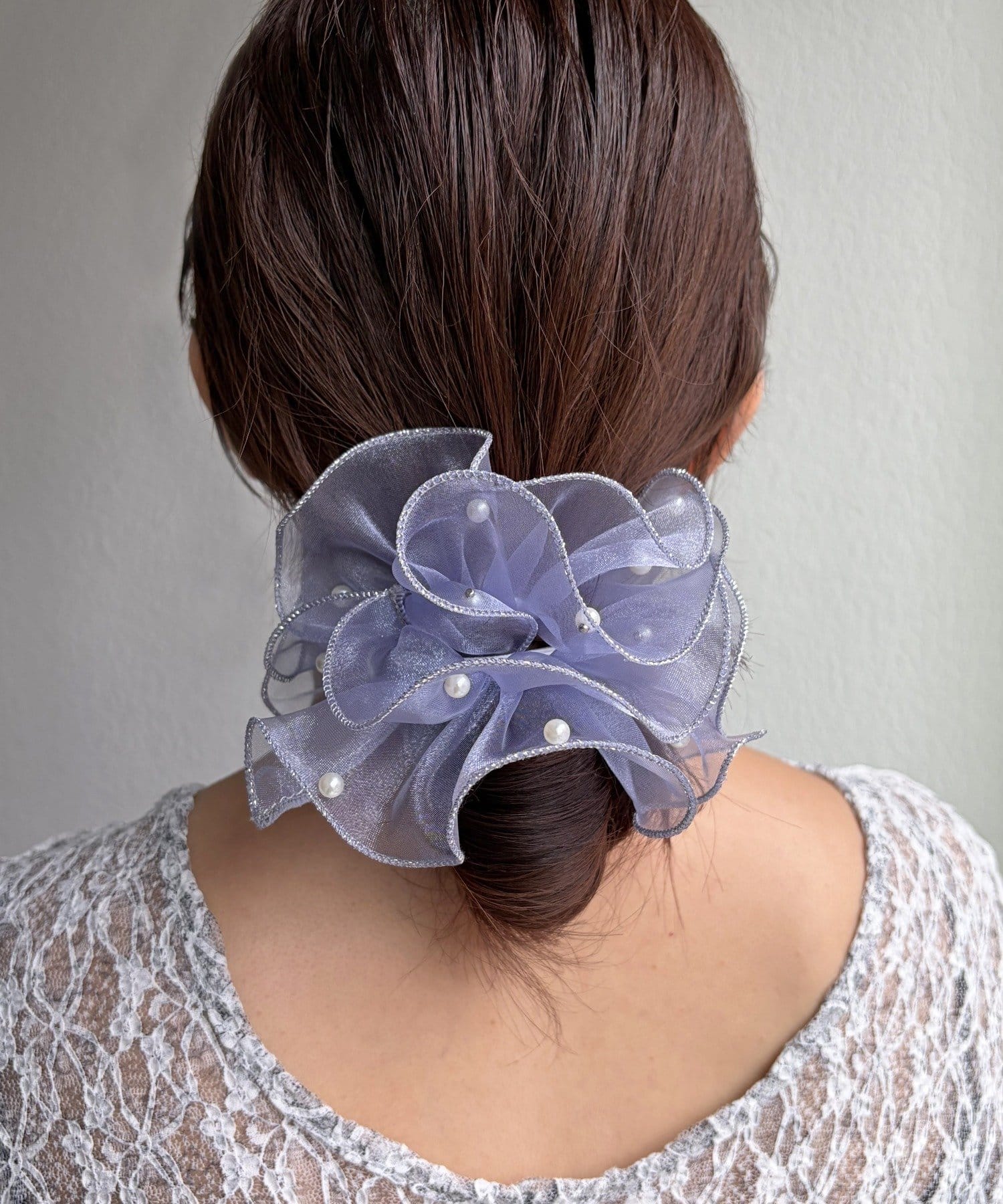 Lattice(ラティス) パール付きシアーシュシュ