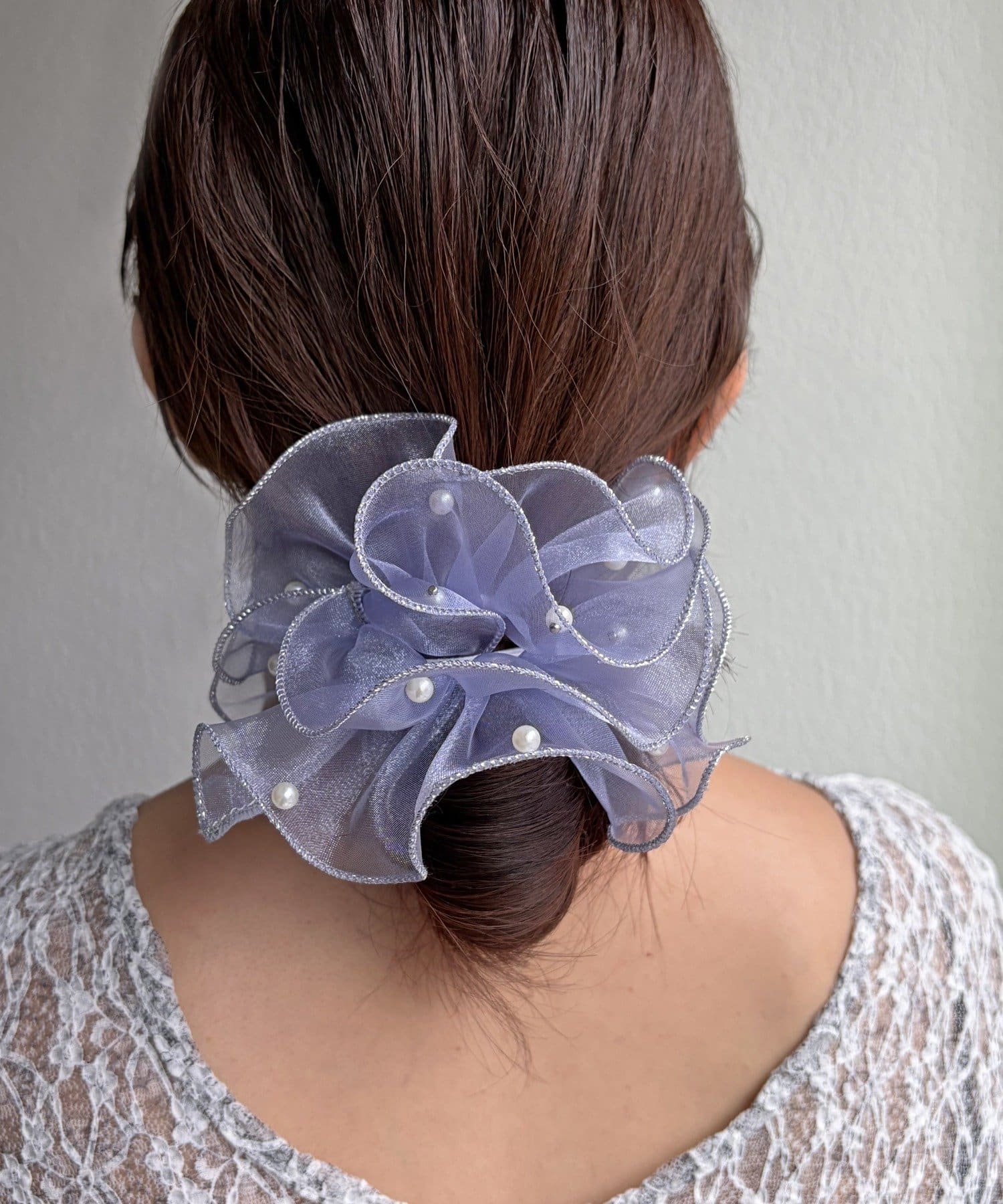 Lattice(ラティス) パール付きシアーシュシュ