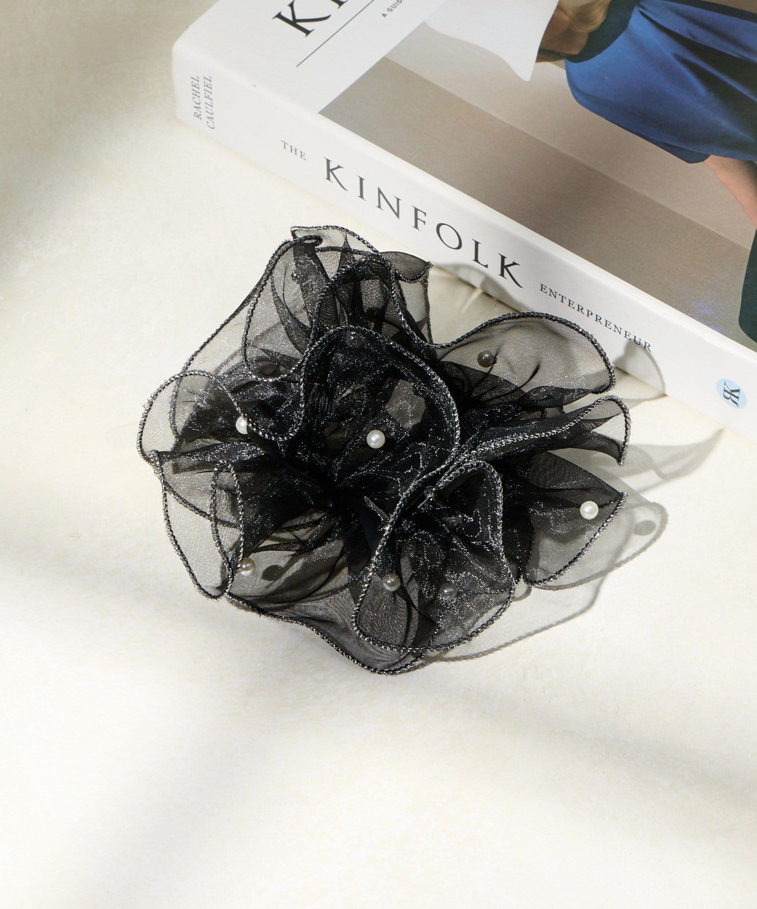 Lattice(ラティス) パール付きシアーシュシュ