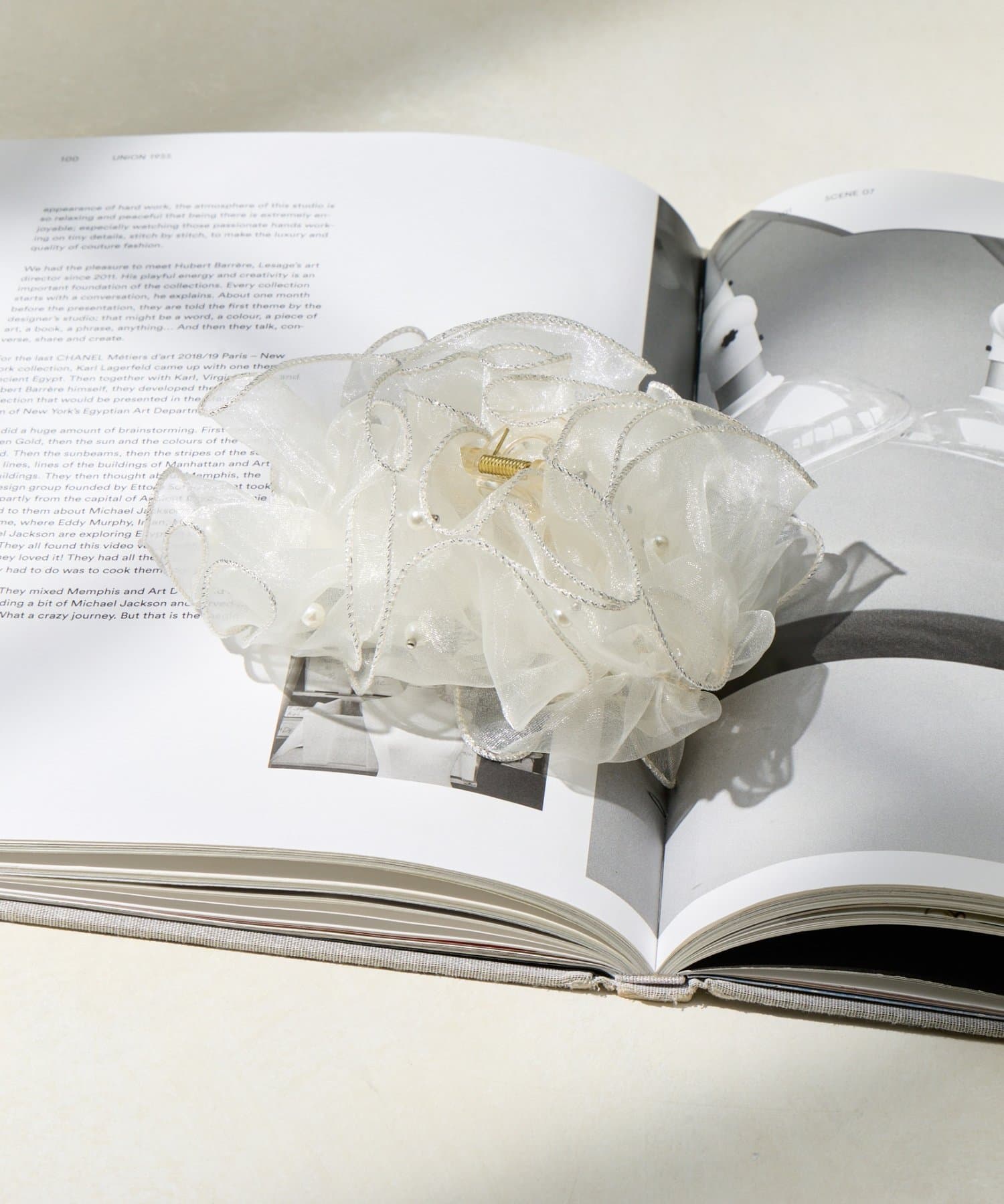 Lattice(ラティス) パール付きシアークリップ