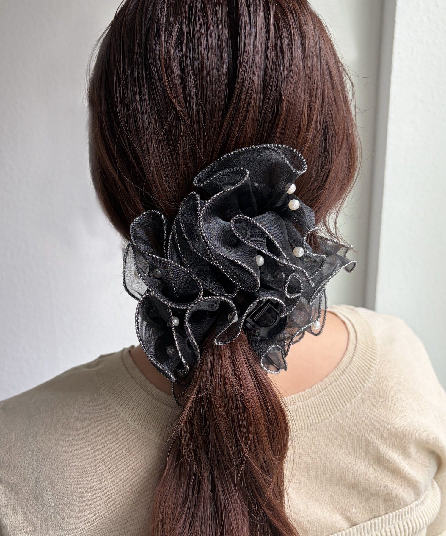 Lattice(ラティス) パール付きシアークリップ