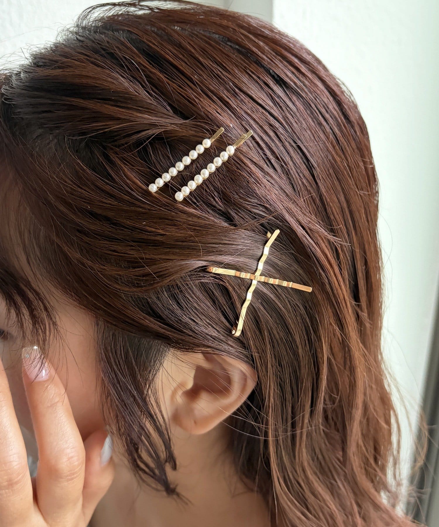 Lattice(ラティス) パールヘアピンセット(4P)