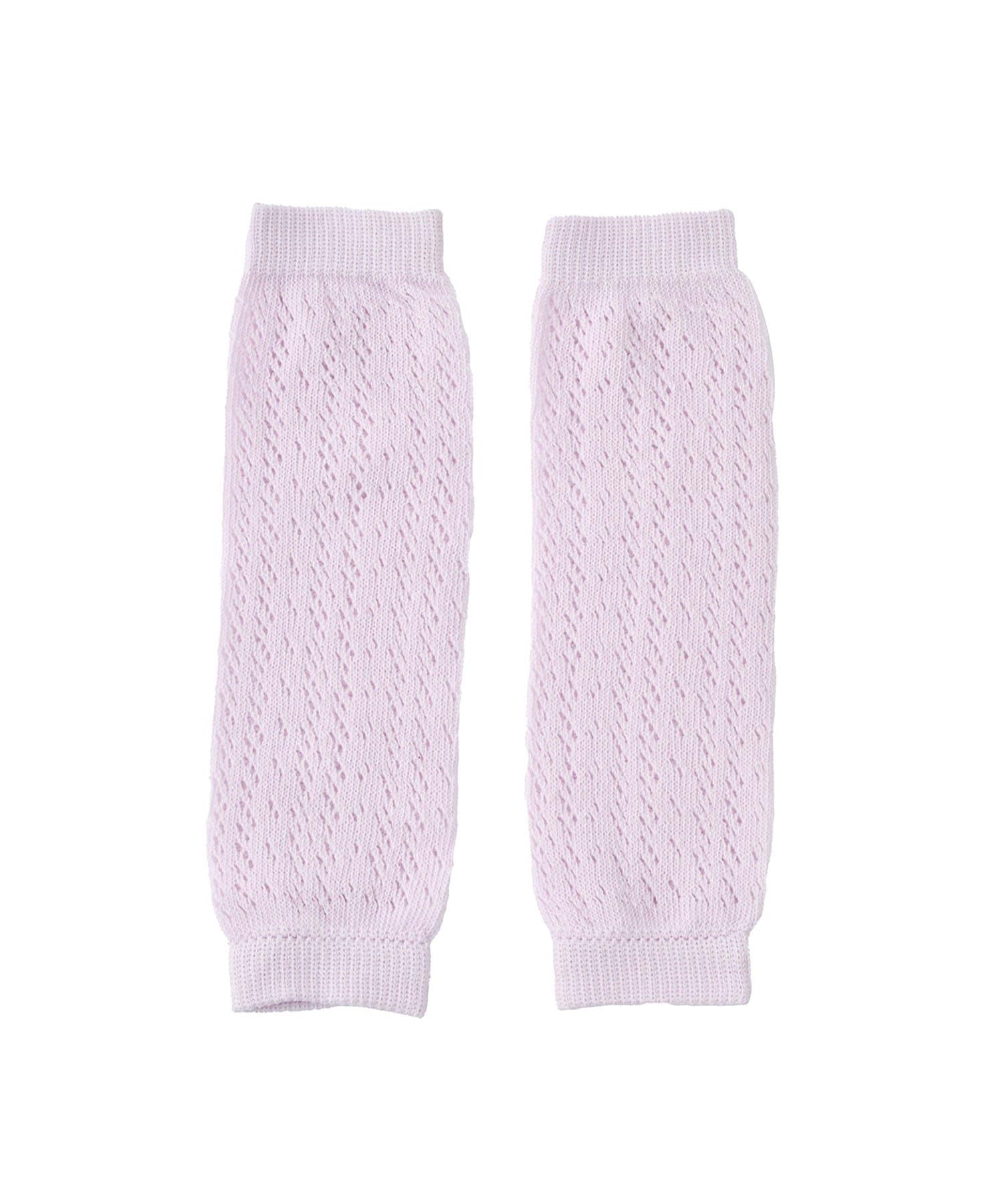 3COINS(スリーコインズ) レース編みレッグウォーマー