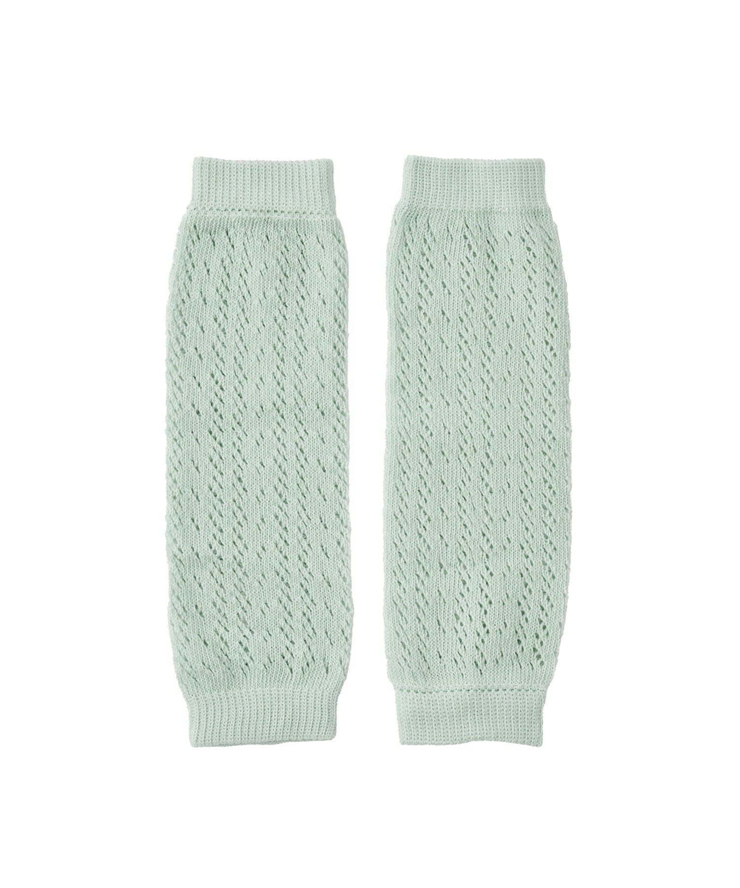 3COINS(スリーコインズ) レース編みレッグウォーマー