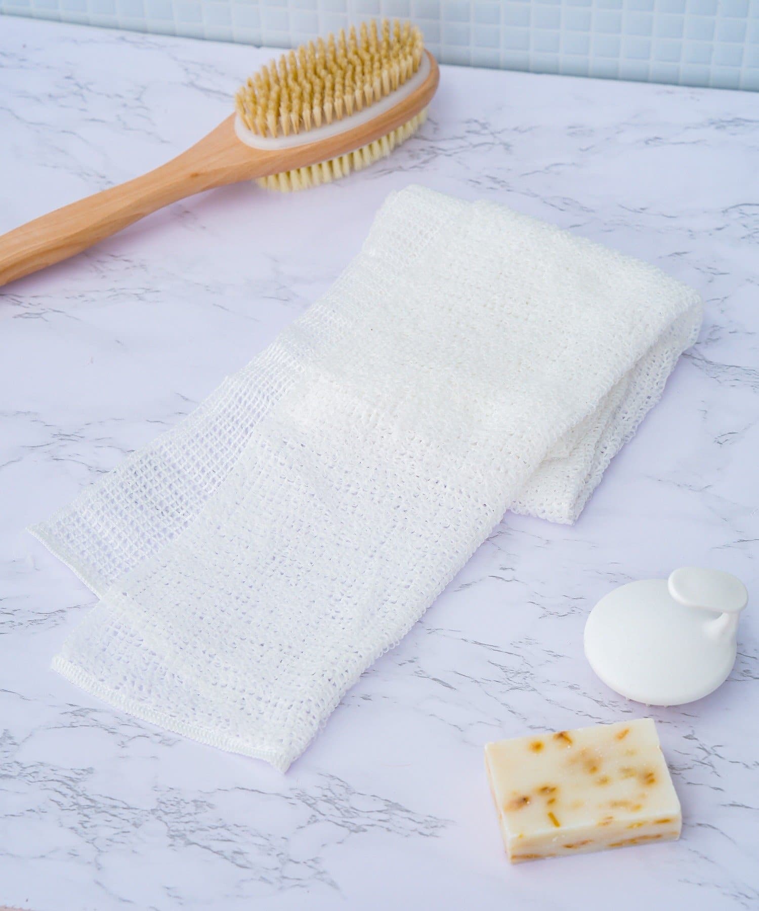 3COINS(スリーコインズ) たっぷり泡立つボディタオル