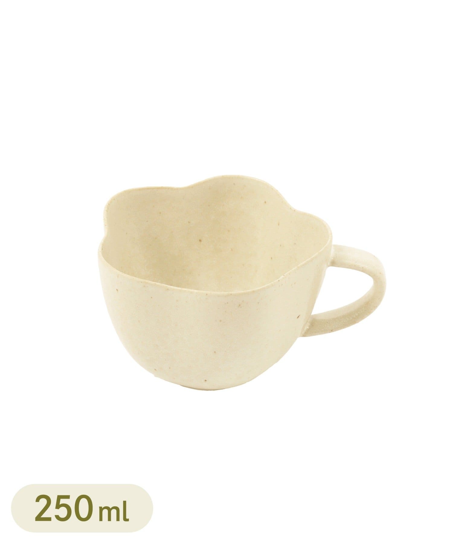 3COINS(スリーコインズ) 花形マグ：250ml