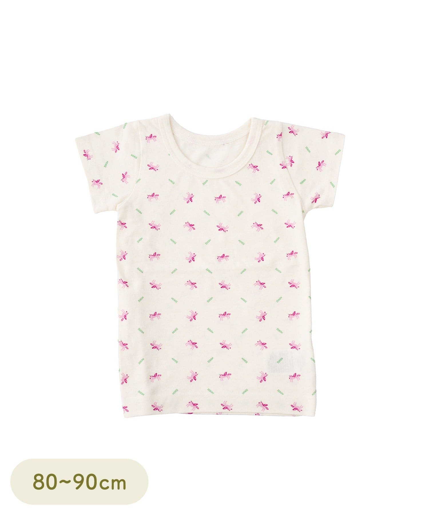 3COINS(スリーコインズ) プリントT：80～90cm