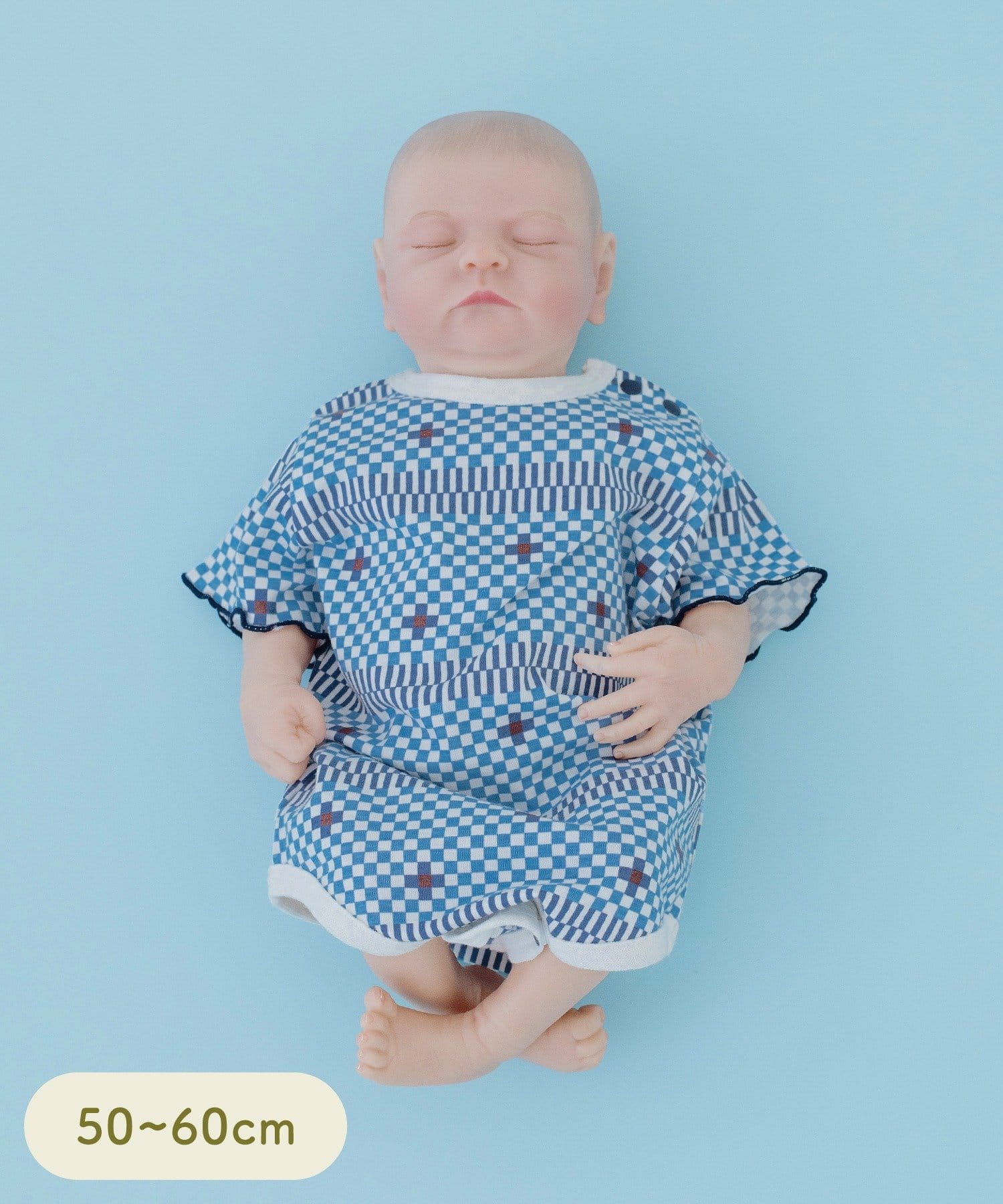 3COINS(スリーコインズ) プリント半袖ロンパース：50～60cm