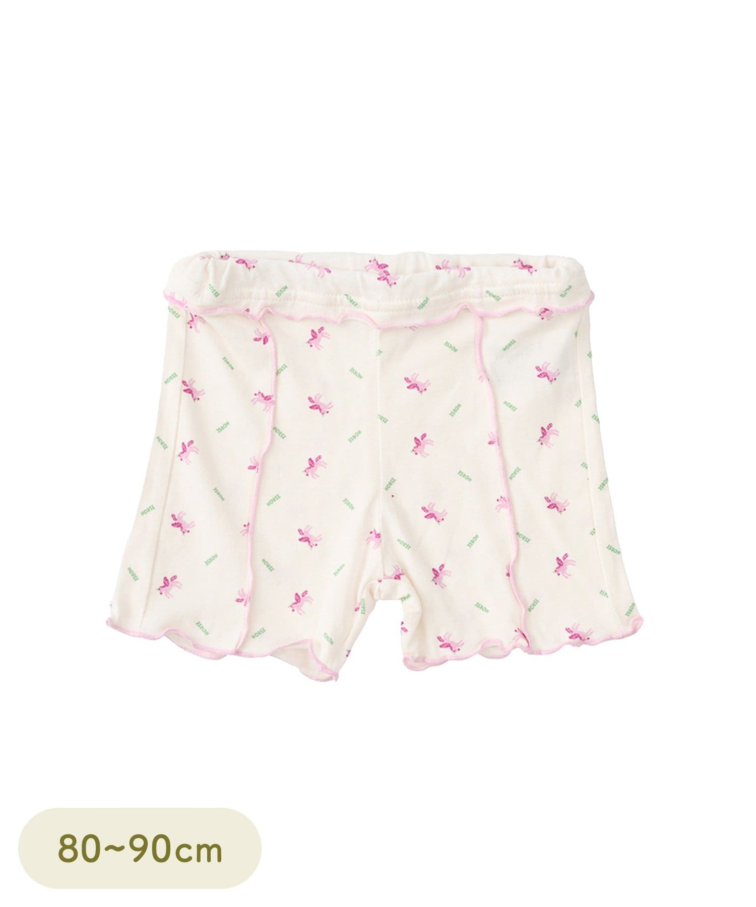 3COINS(スリーコインズ) プリントショートパンツ:80～90cm