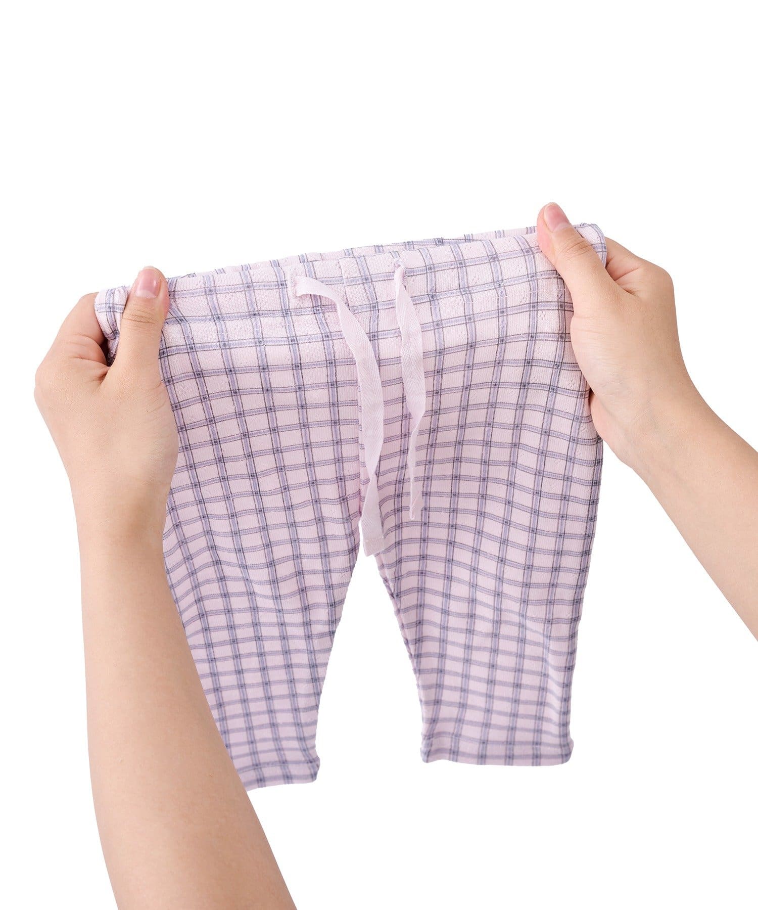 3COINS(スリーコインズ) 針抜きロングパンツ：70～80cm