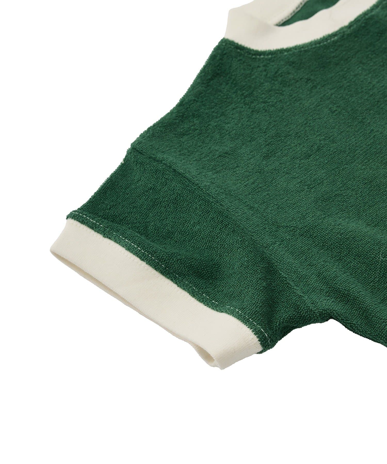 3COINS(スリーコインズ) パイル半袖ロンパース：80～90cm