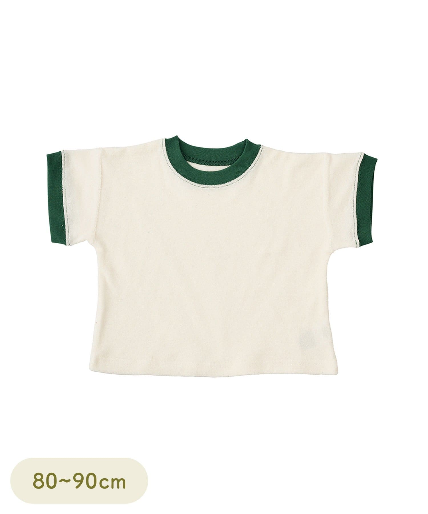 3COINS(スリーコインズ) パイル半袖T：80～90cm