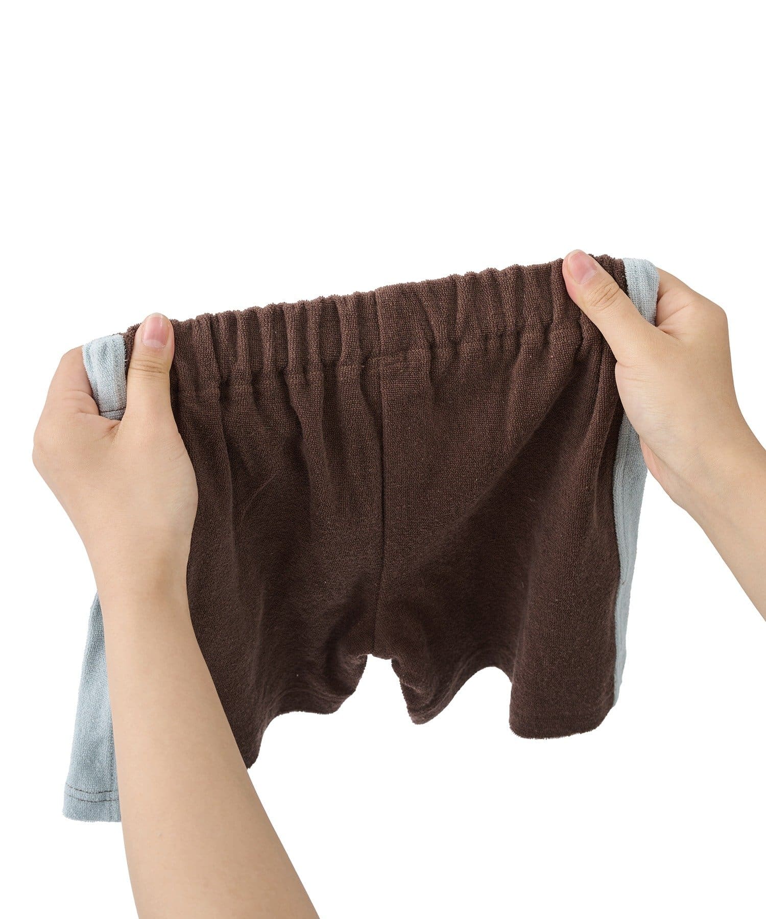 3COINS(スリーコインズ) パイルハーフパンツ：70～80cm