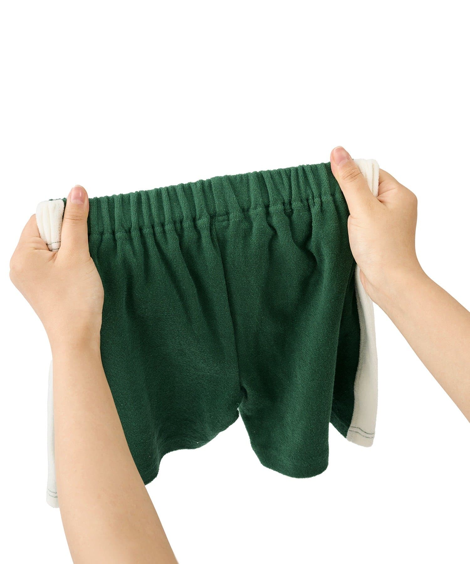 3COINS(スリーコインズ) パイルハーフパンツ：80～90cm