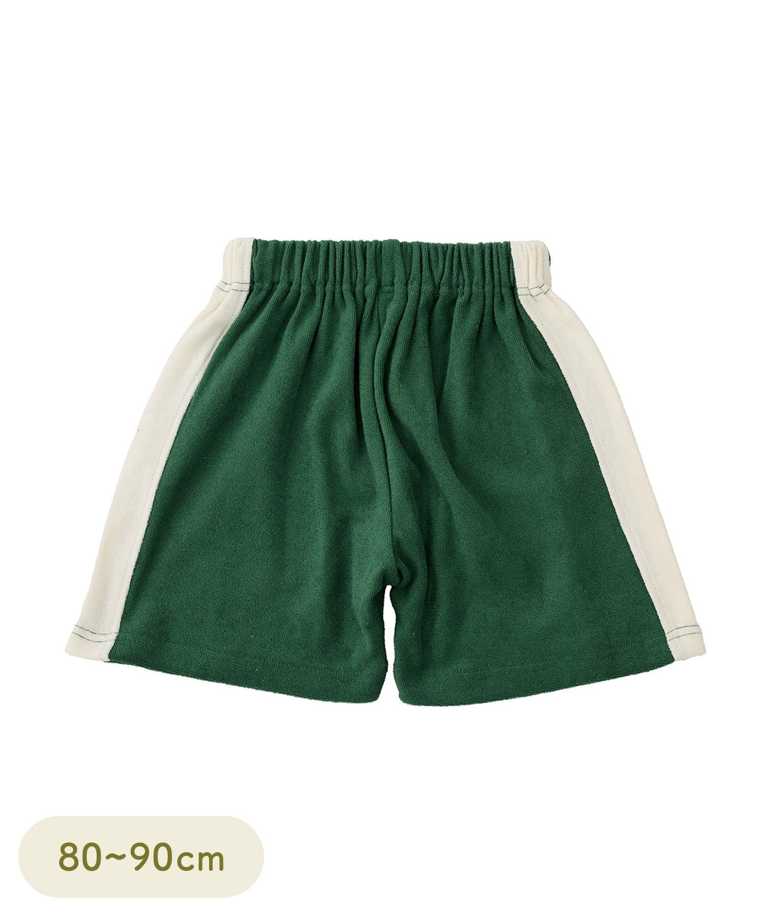 3COINS(スリーコインズ) パイルハーフパンツ：80～90cm