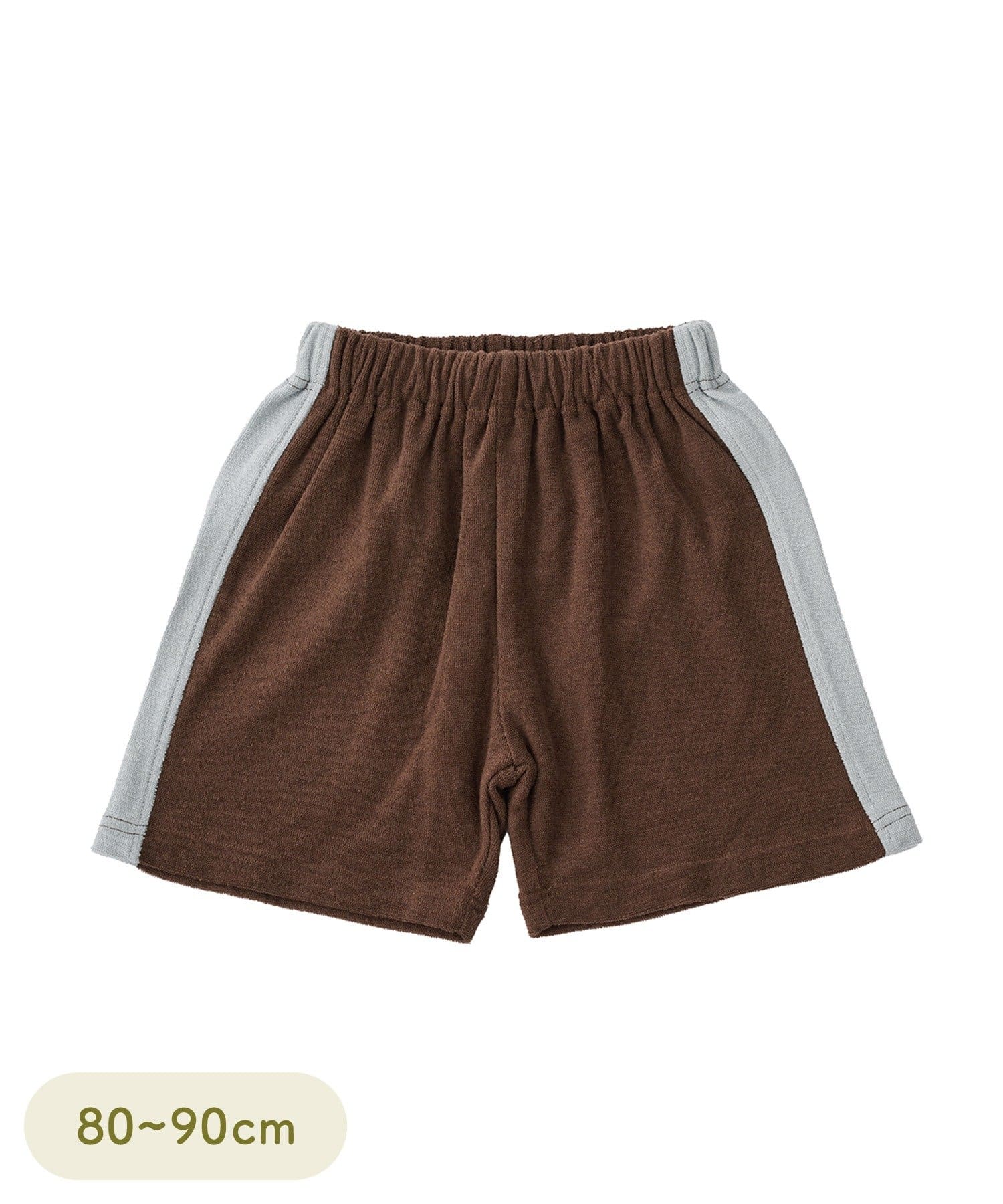 3COINS(スリーコインズ) パイルハーフパンツ：80～90cm