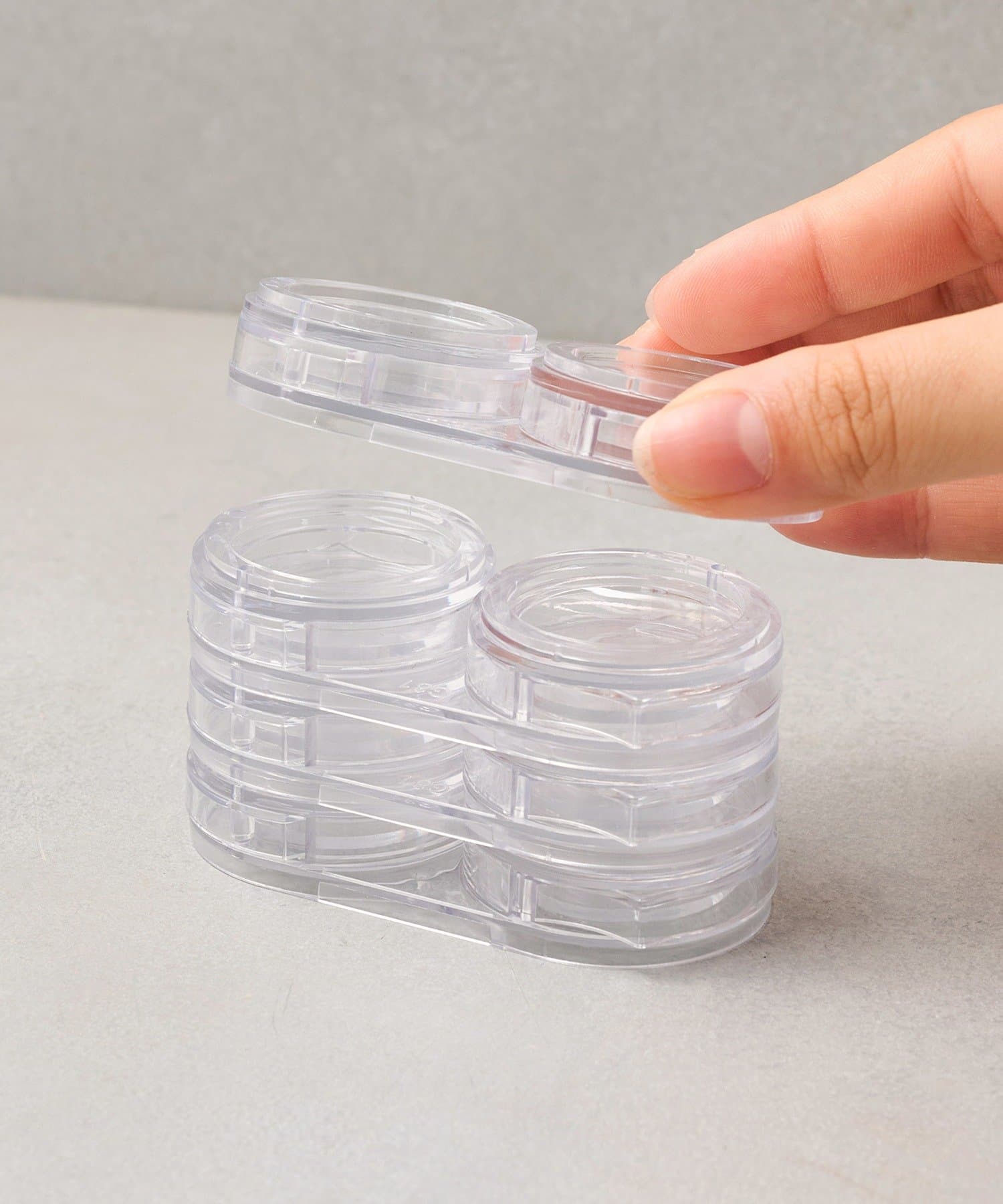 3COINS(スリーコインズ) ネイルパーツケース4個セット