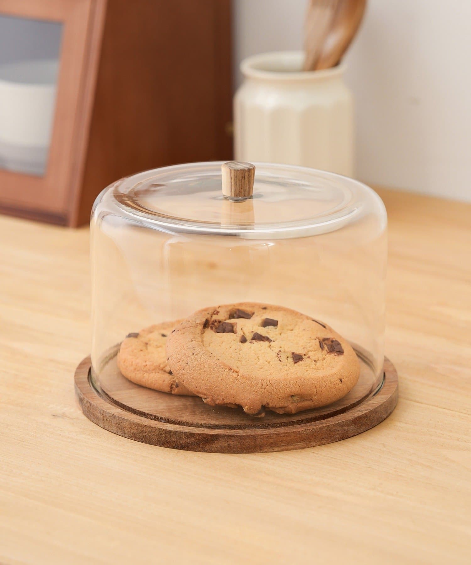 3COINS(スリーコインズ) トレイ付きガラスドーム／KITINTO