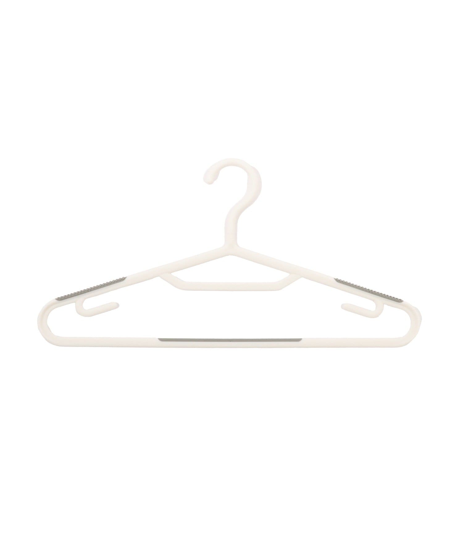 3COINS(スリーコインズ) 滑り止め付きプラハンガー5本セット