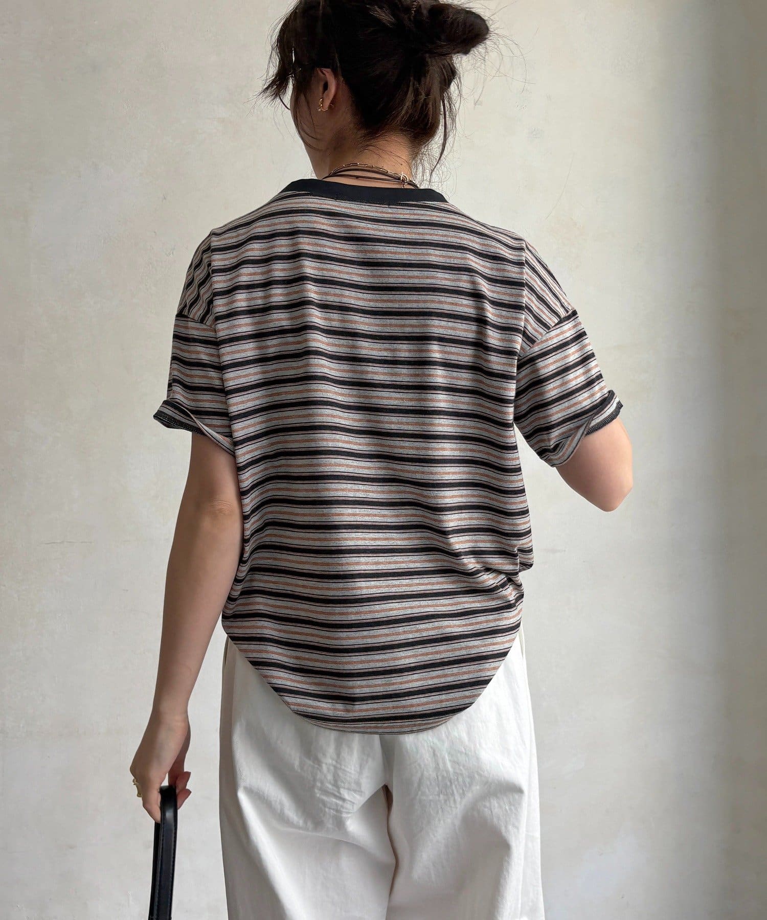 DOUDOU(ドゥドゥ) マルチボーダーTEE