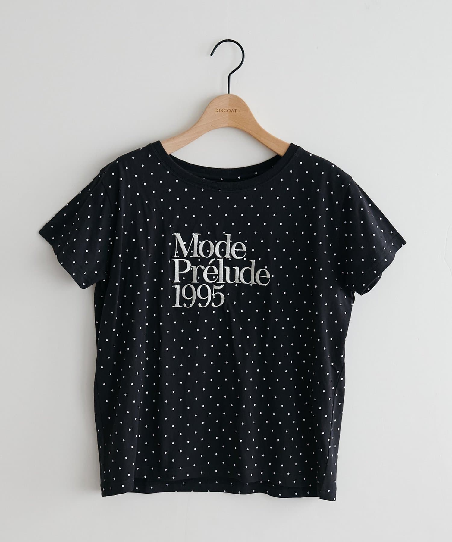 DISCOAT(ディスコート) 【umm.】ドット刺繍ロゴ半袖T