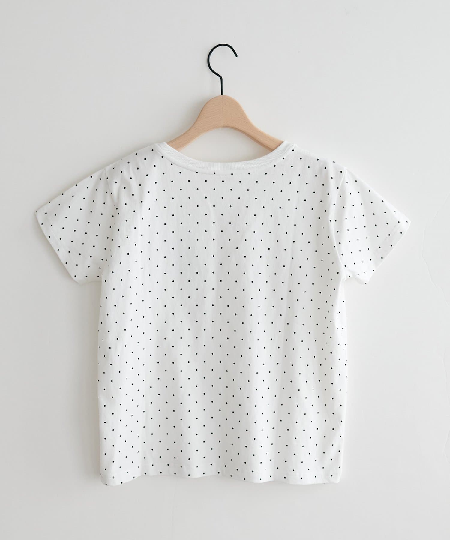 DISCOAT(ディスコート) 【umm.】ドット刺繍ロゴ半袖Tシャツ