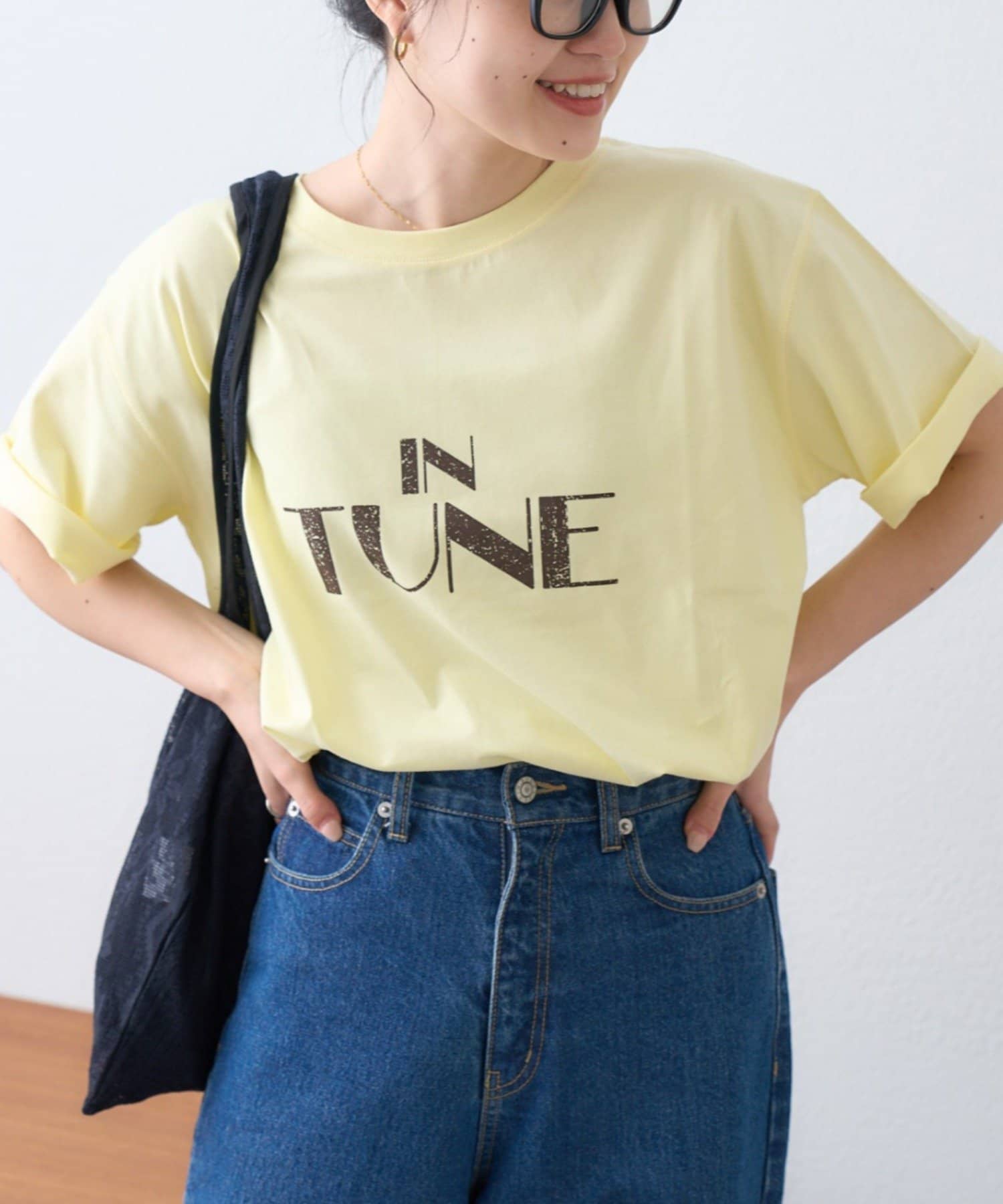 CIAOPANIC TYPY(チャオパニックティピー) かすれロゴプリントTee