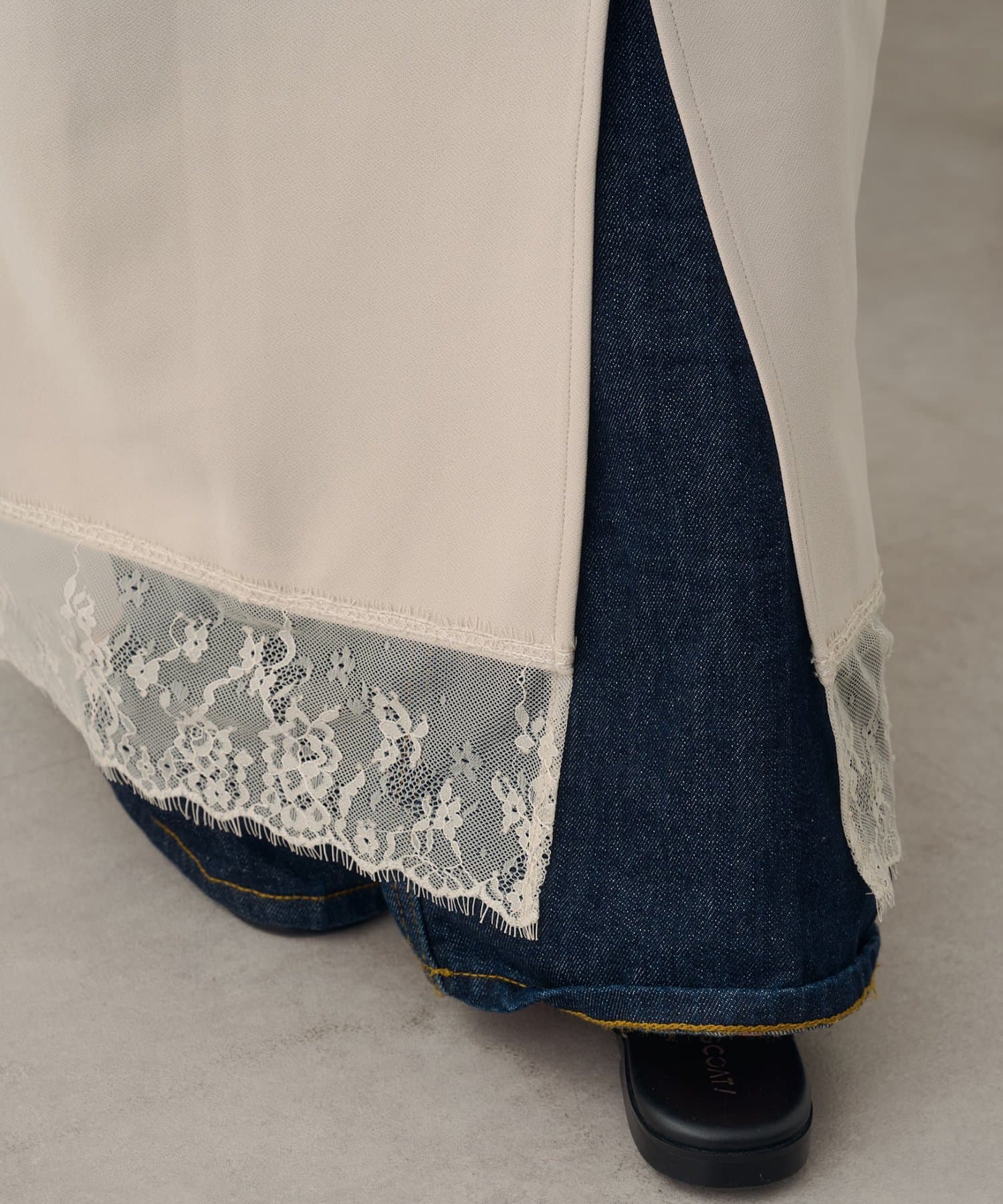 DISCOAT(ディスコート) 【Noka】レース使いキャミワンピース