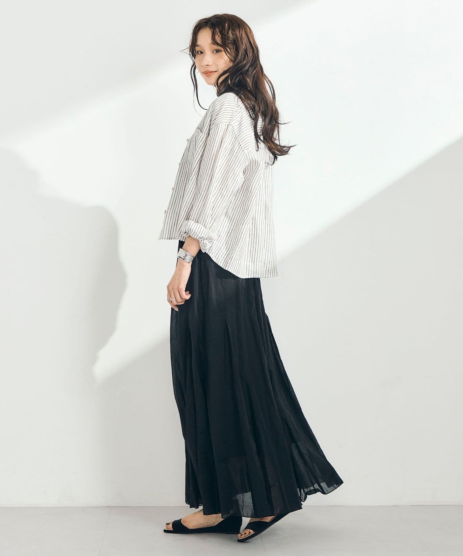 FREDY & GLOSTER(フレディ アンド グロスター) COTTONマチ付きギャザースカート